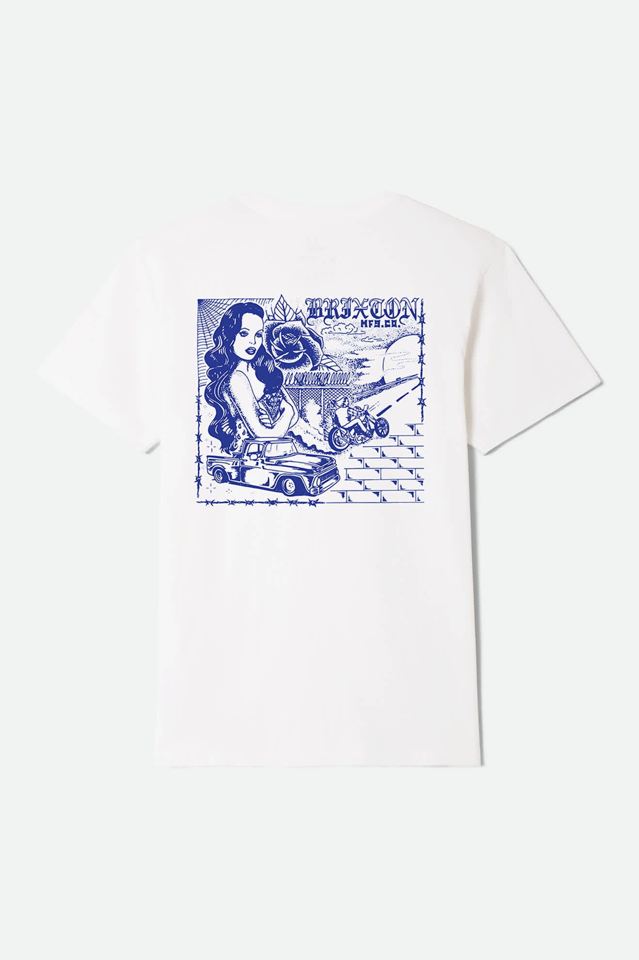 brixton-cisco-standard-t-shirt-white-herren image 2