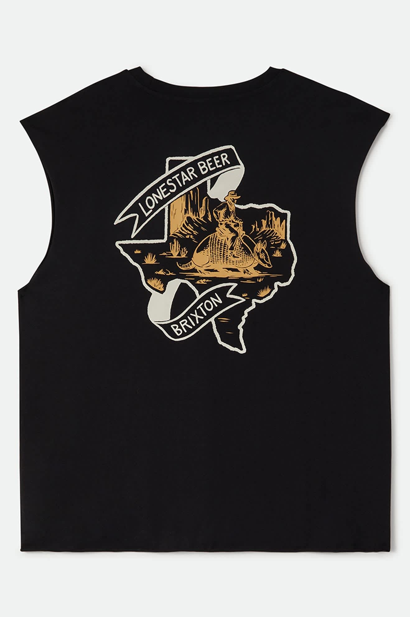 brixton-lone-star-armadillo-muscle-t-shirt-schwarz image 8