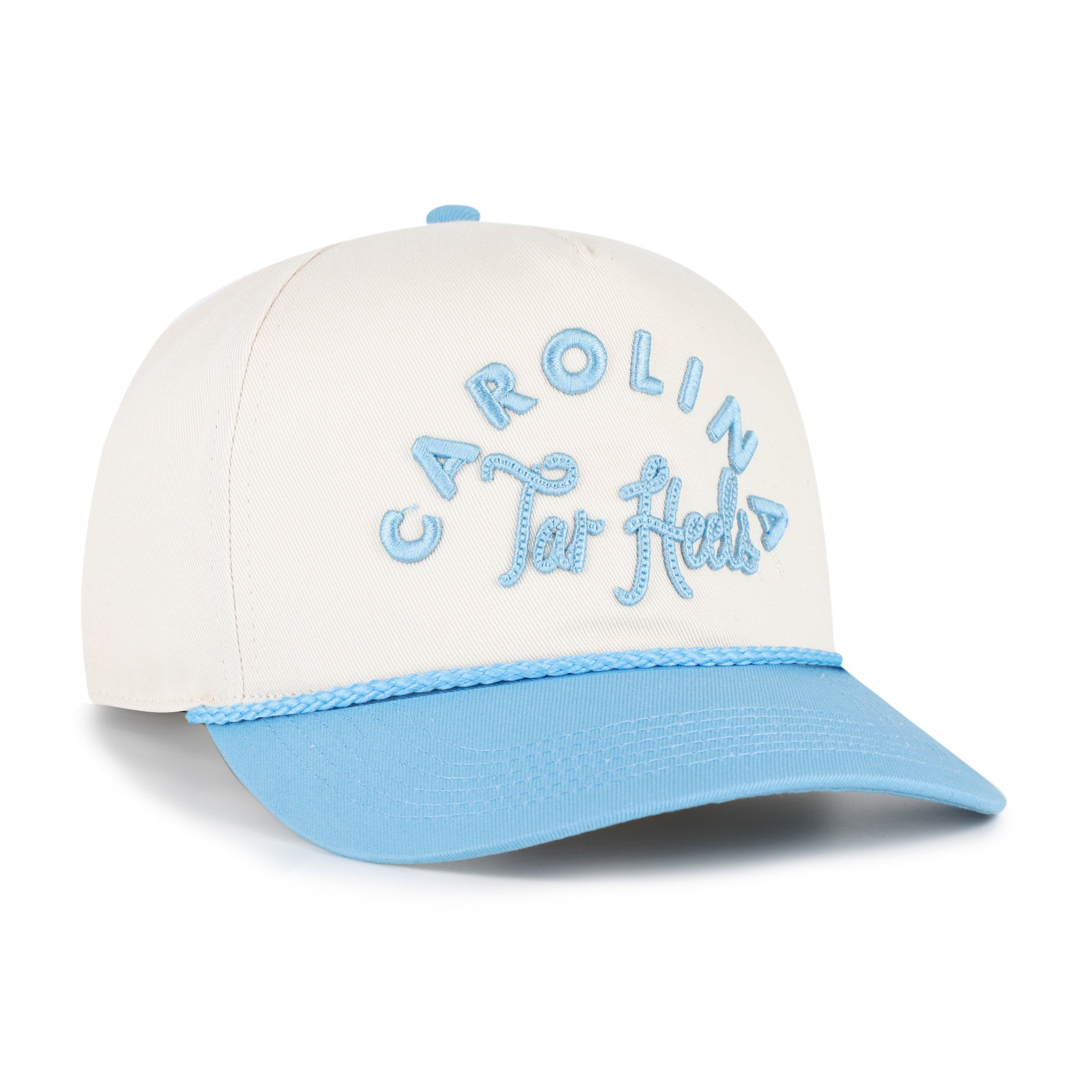 47-hitch-unc-tar-heels-rope-script-cap-natural-relaxed-fit image 3