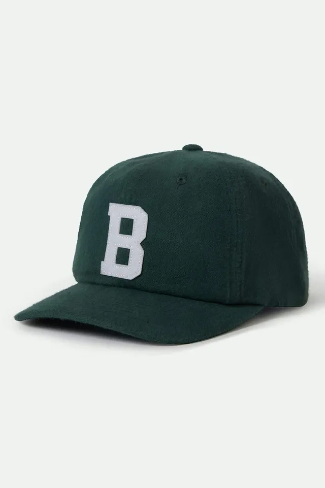 brixton-big-b-adjustable-cap-deep-forest-flannel-cord image 1