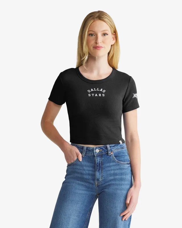 47-baby-rib-stars-t-shirt-schwarz-damen image 1