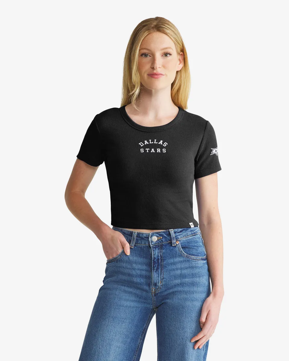 47-baby-rib-stars-t-shirt-schwarz-damen image 1