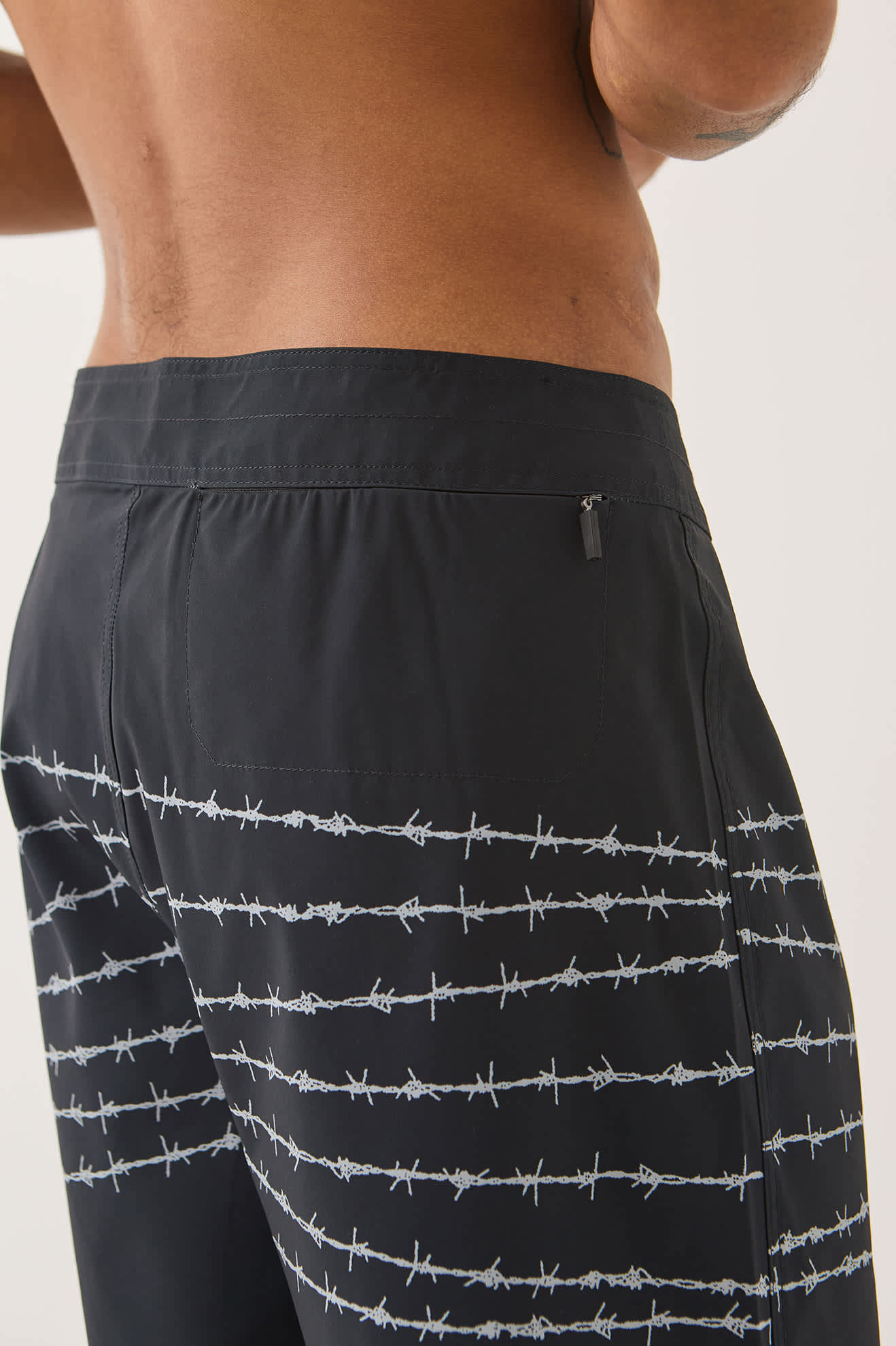brixton-blitz-boardshort-19-schwarz-barb-wire image 5
