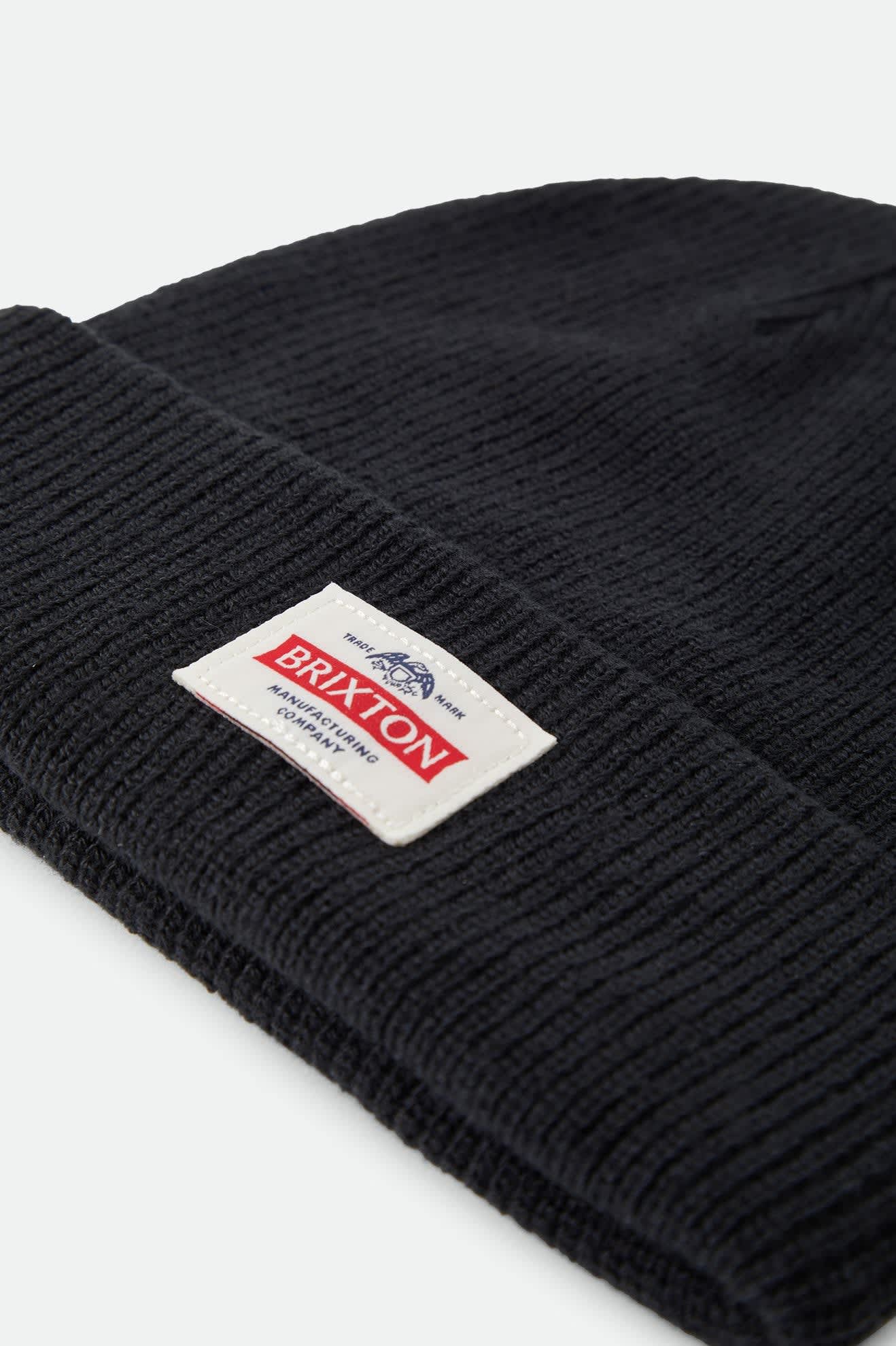 brixton-trademark-beanie-m-tze-schwarz-recycling image 2