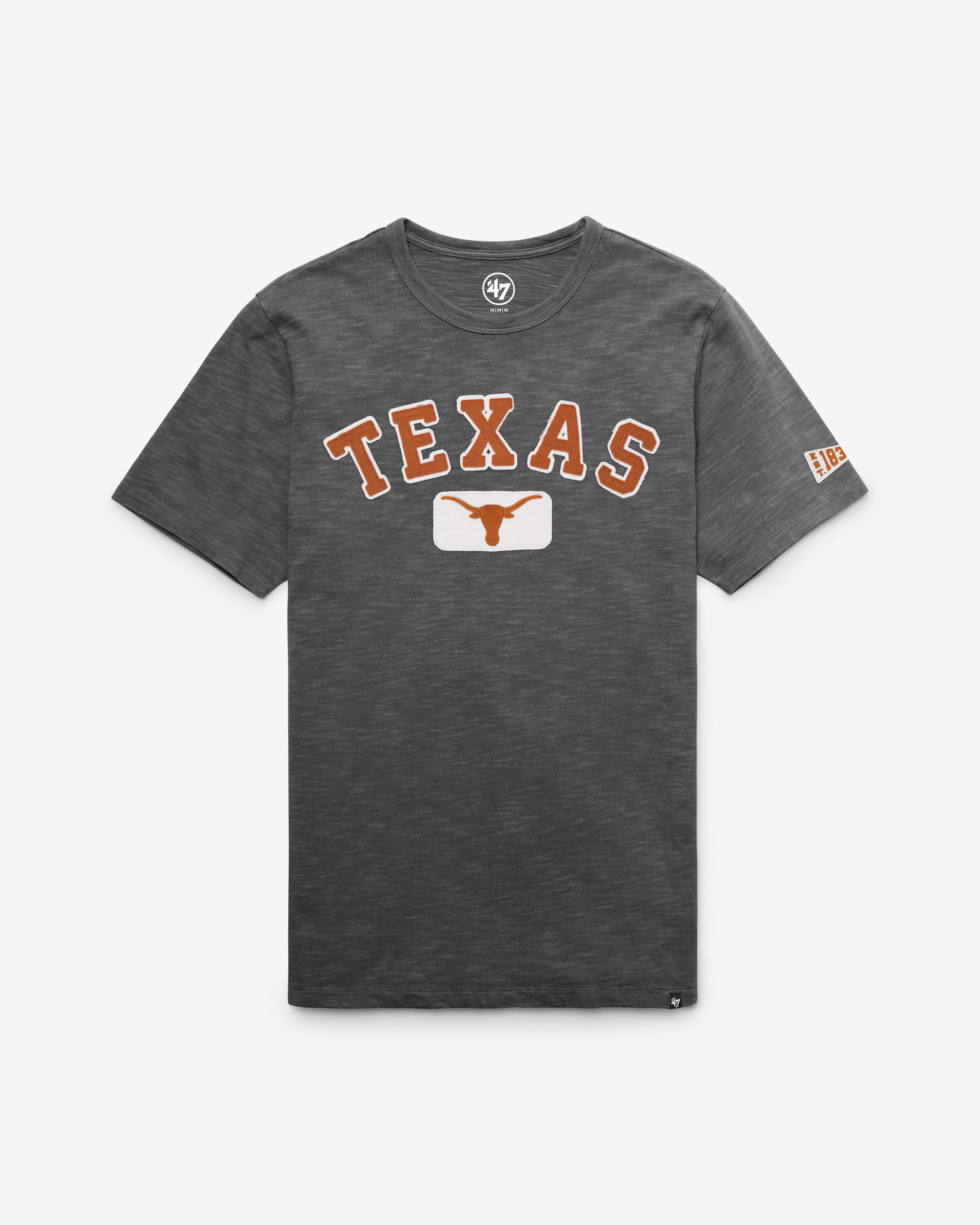 47-seymoore-texas-longhorns-t-shirt-coal-vintage image 1