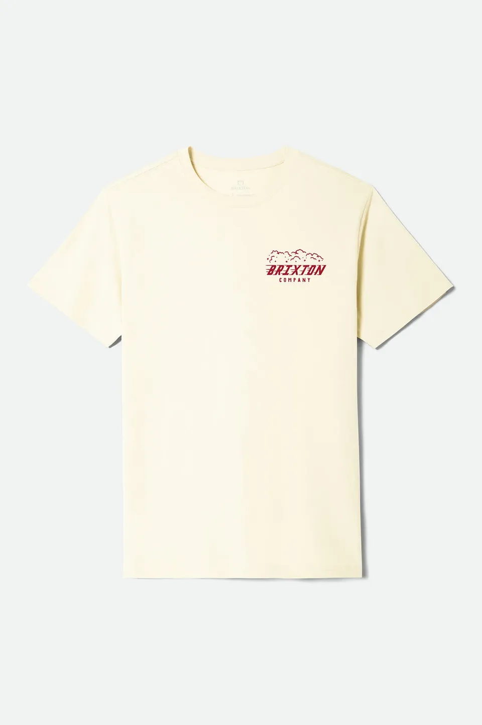 brixton-bulldogger-t-shirt-cream-western-print image 1