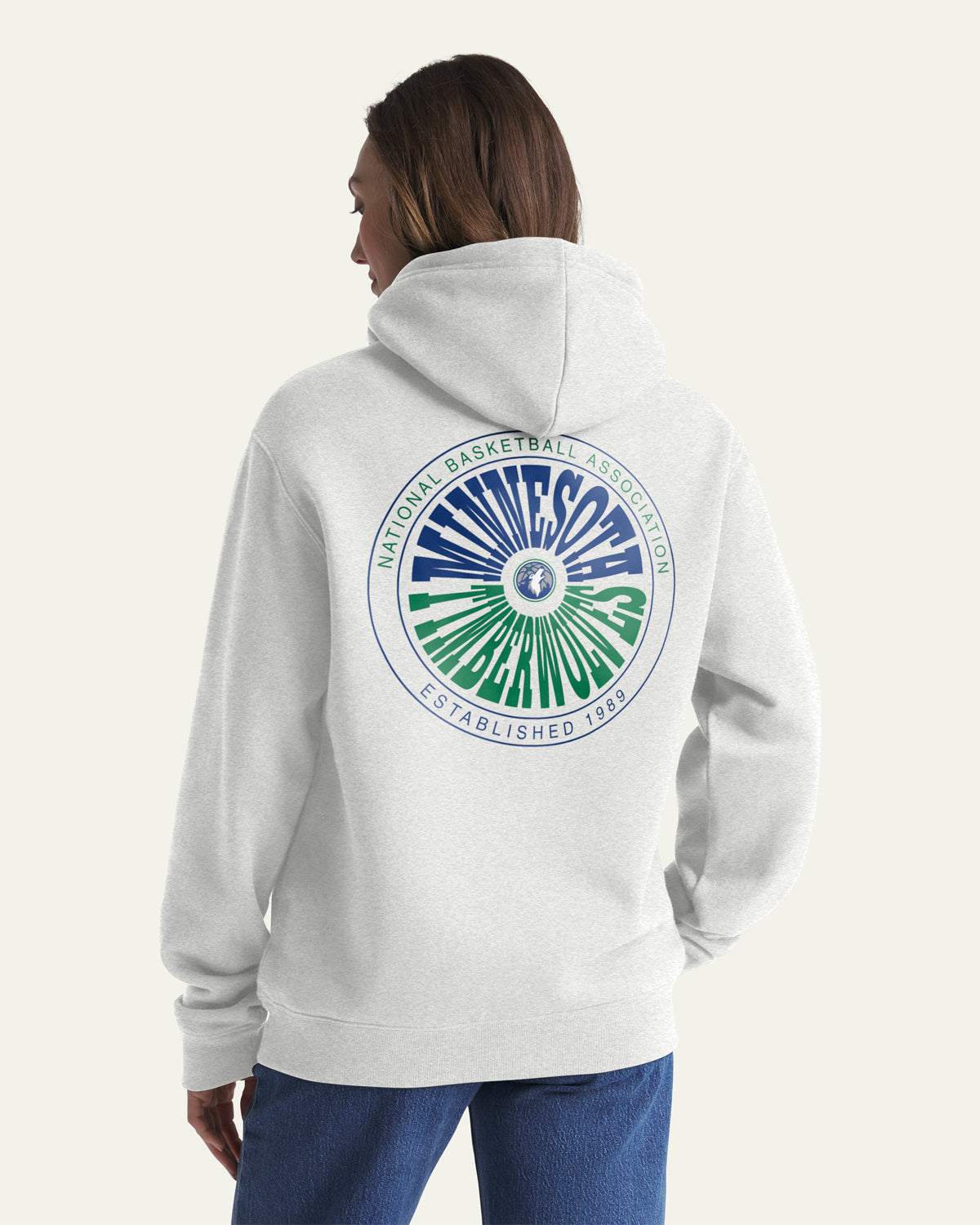 47-brand-timberwolves-warpstyle-hoodie-relay-grey image 3