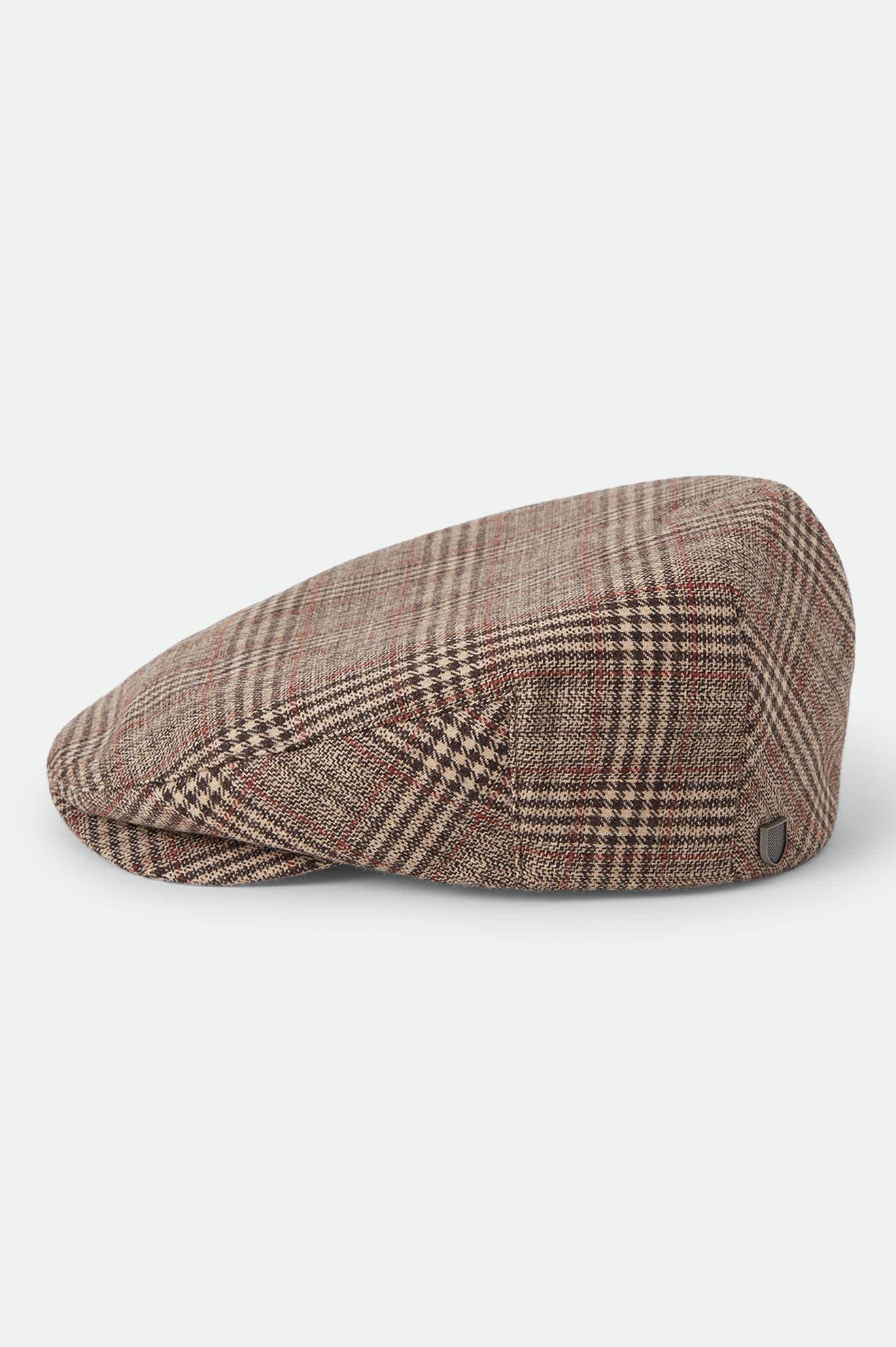 brixton-hooligan-flat-cap-brown-tan-red-plaid image 6