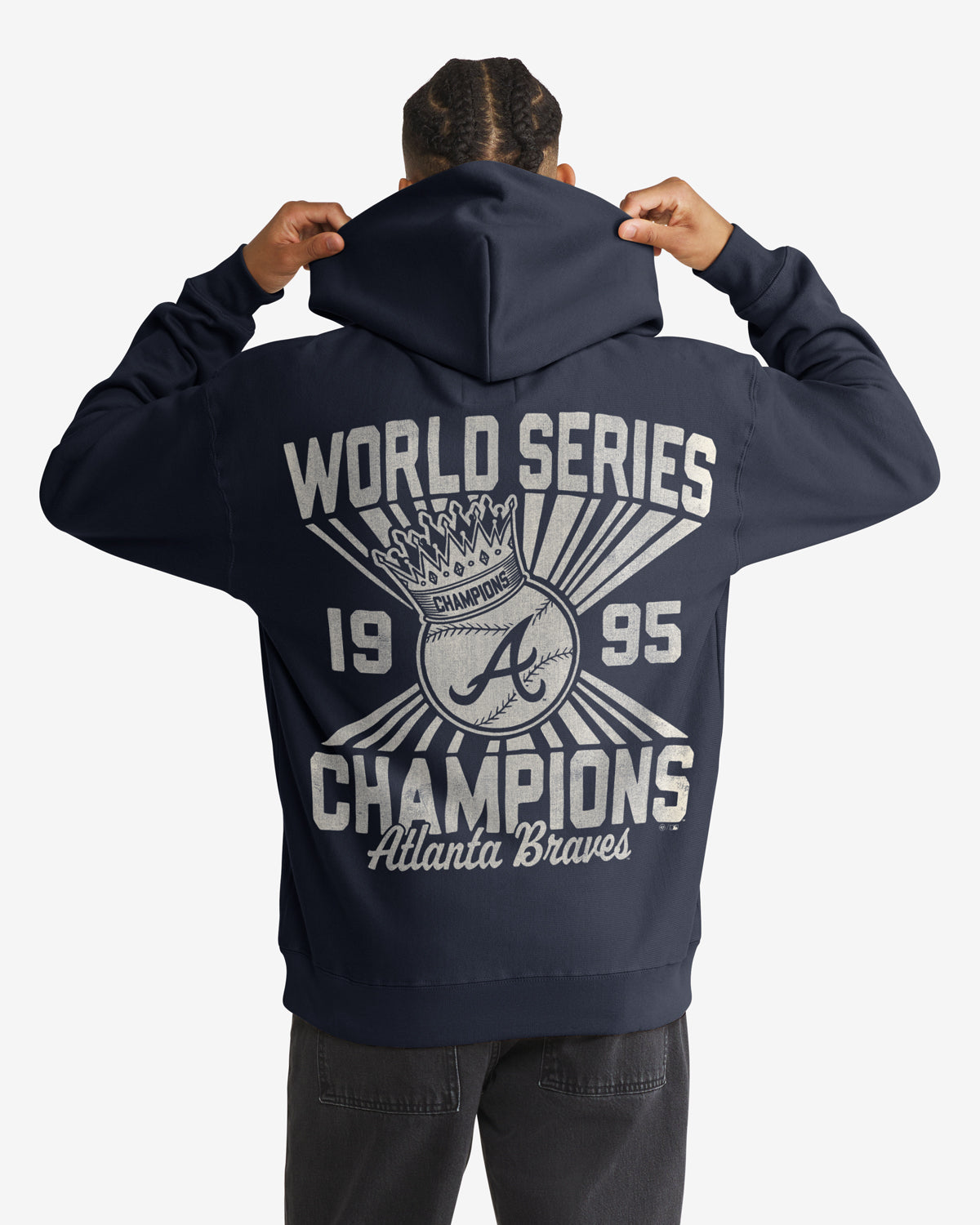 47-brand-47-foundation-hood-braves-hoodie-navy-herren image 1