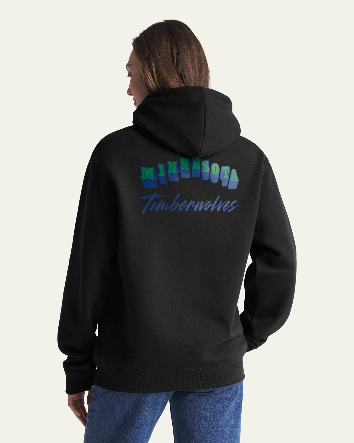 47-brand-everyday-hood-hoodie-timberwolves-schwarz-backer image 3