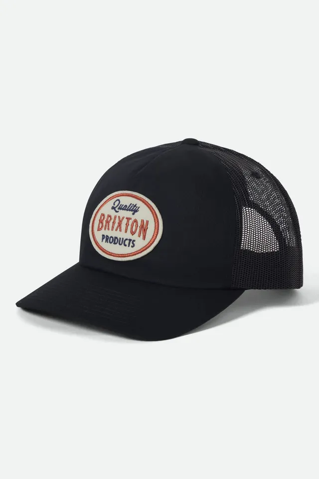 brixton-henry-trucker-hat-black-black-meshcap image 1