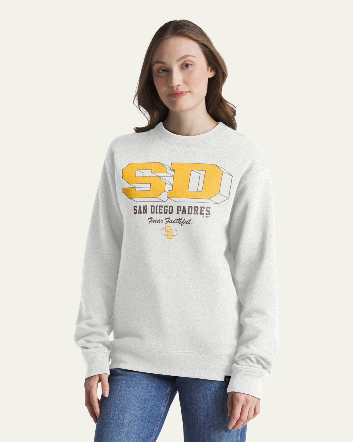 47-brand-headline-san-diego-padres-sweatshirt-herren-grau image 3