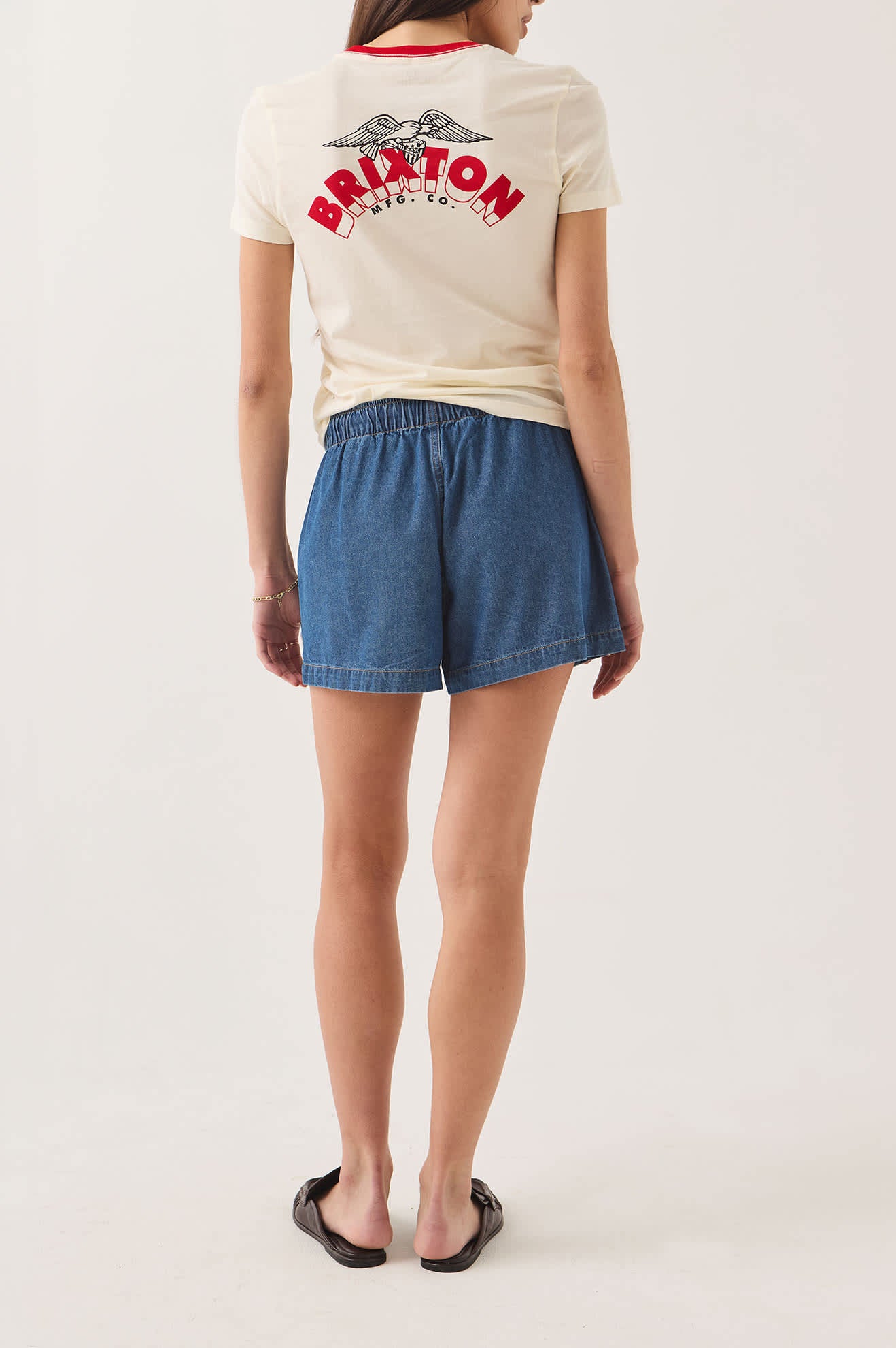 brixton-everyday-shorts-damen-short-medium-chambray-baumwolle image 5