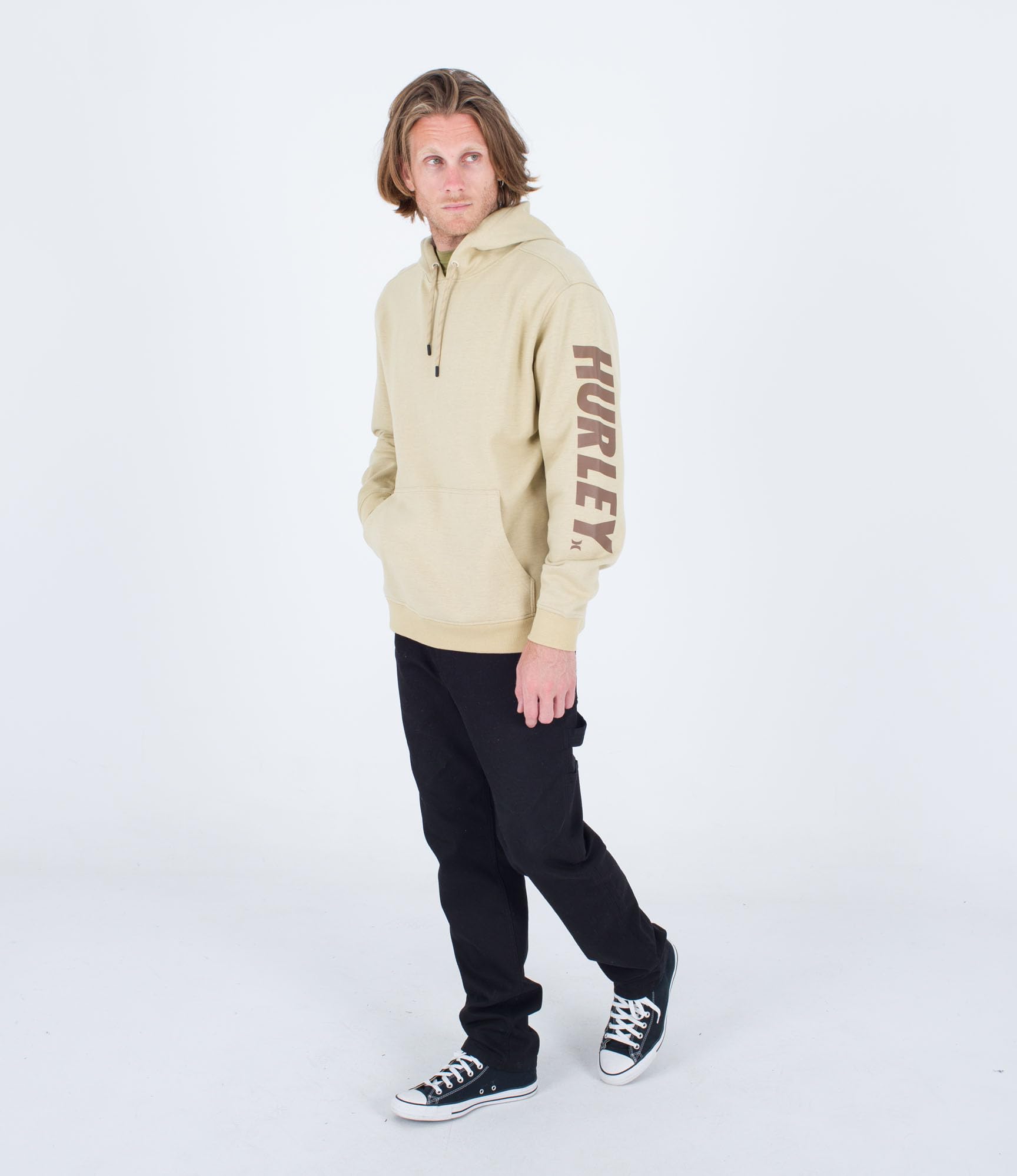 hurley-acadia-heat-fleece-hoodie-creme-ahorn-m image 6