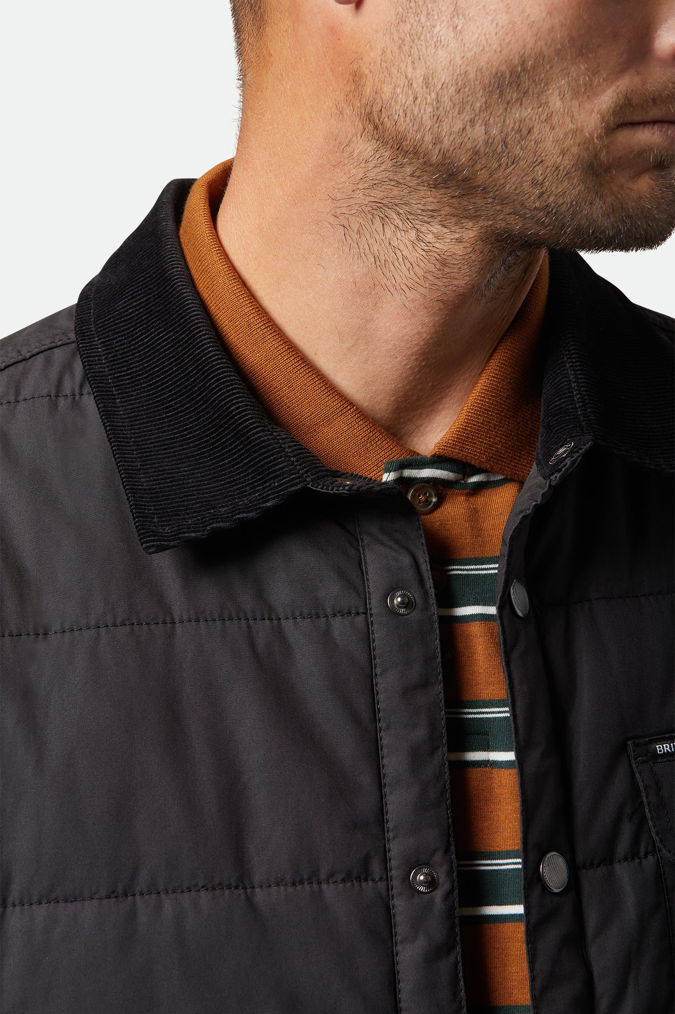 brixton-cass-jacket-black-black-steppjacke-wattiert-herren image 5