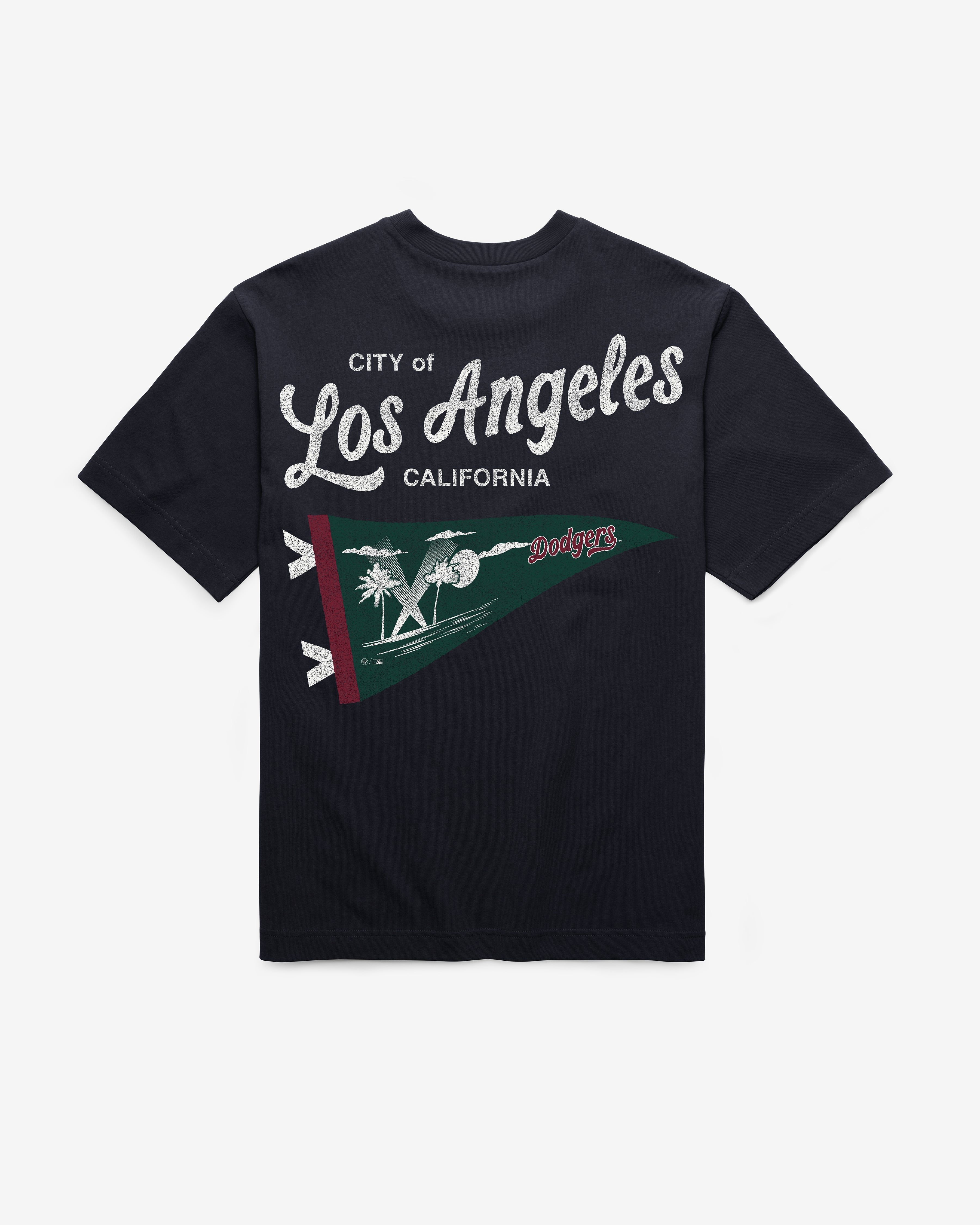 47-brand-foundation-tee-dodgers-circle-city-backer-t-shirt-navy image 3