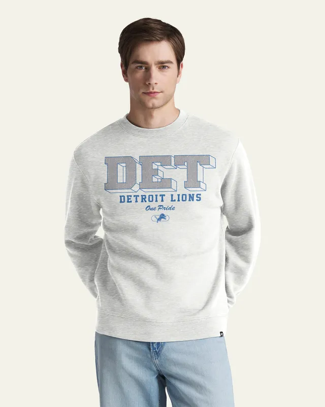 47-brand-headline-standing-tall-sweatshirt-detroit-lions-grau image 1