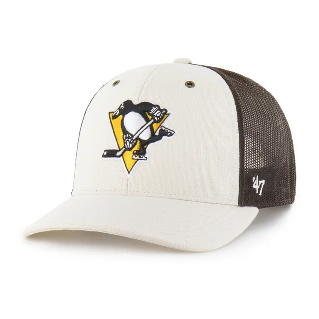 47-carhartt-undyed-trucker-cap-pittsburgh-penguins-natural image 1