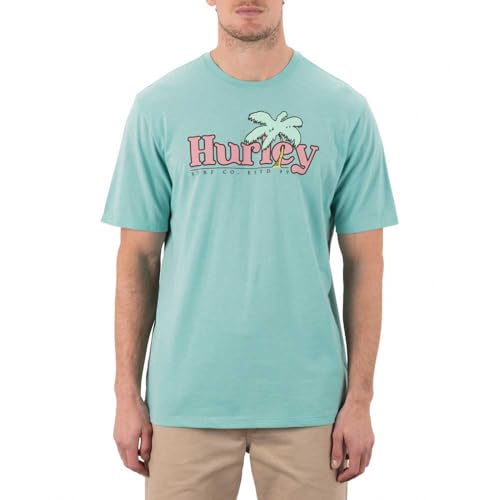hurley-oz-t-shirt-herren-kurzarm-gr-e-m-mit-frontdruck image 5