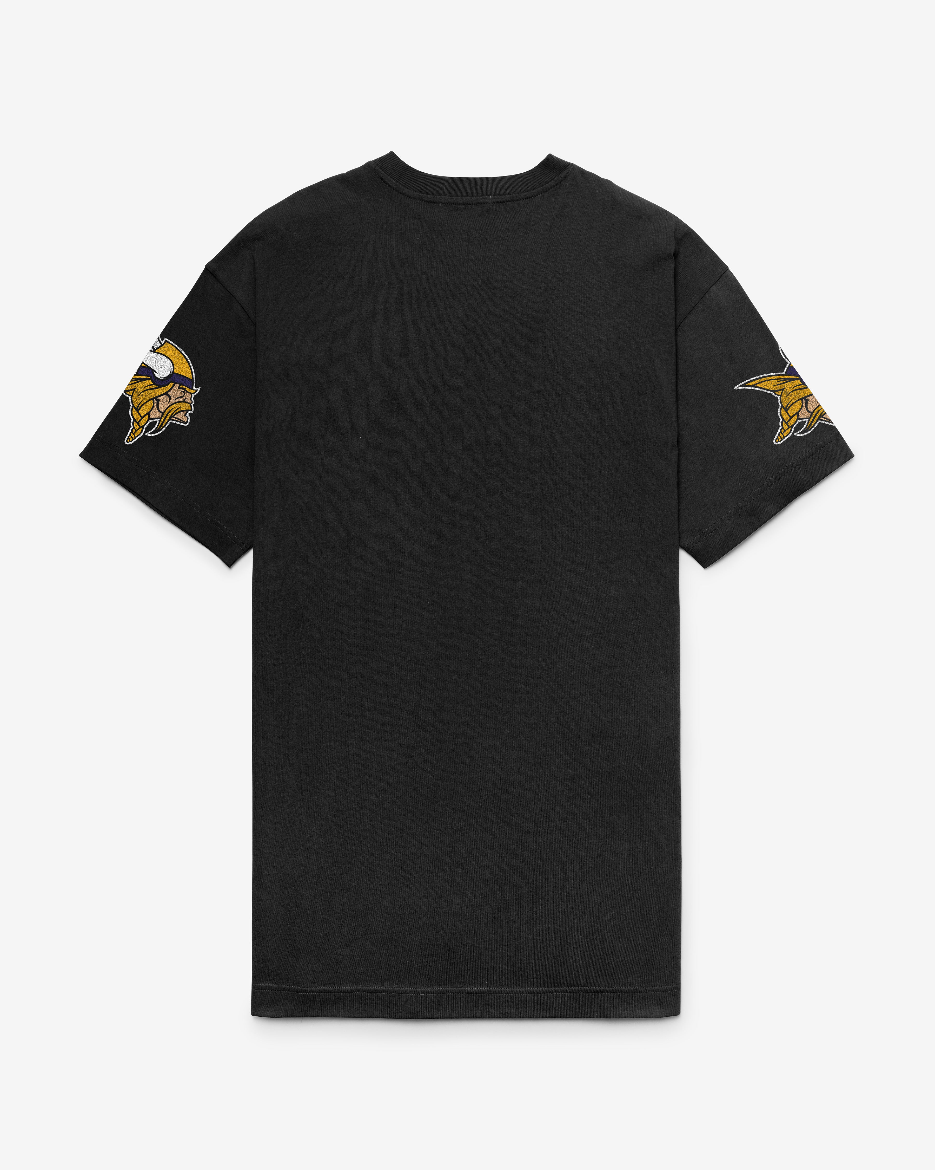 47-foundation-vikings-t-shirt-kleid-schwarz-strass image 2