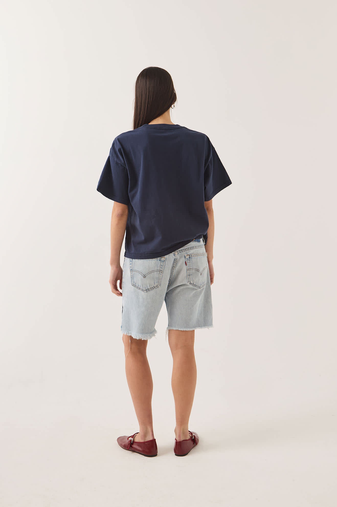 brixton-cherryland-boxy-cropped-crew-washed-navy image 3
