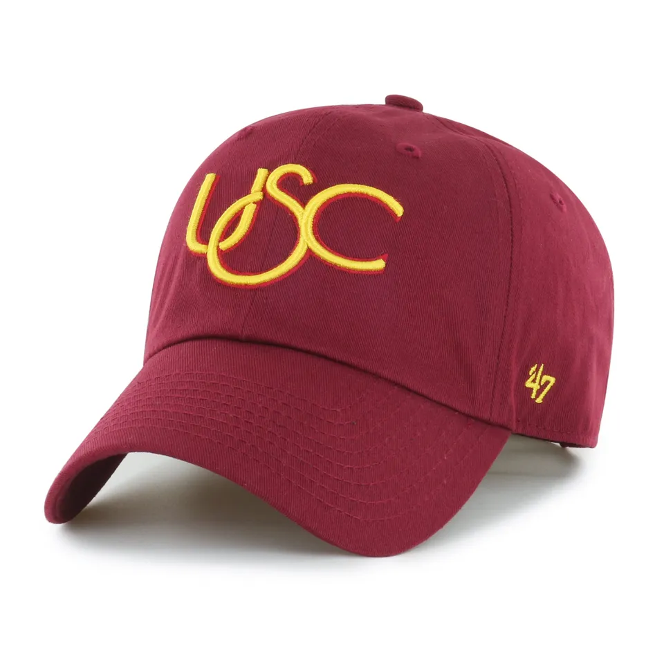 47-brand-usc-trojans-clean-up-baseballkappe-cardinal image 1