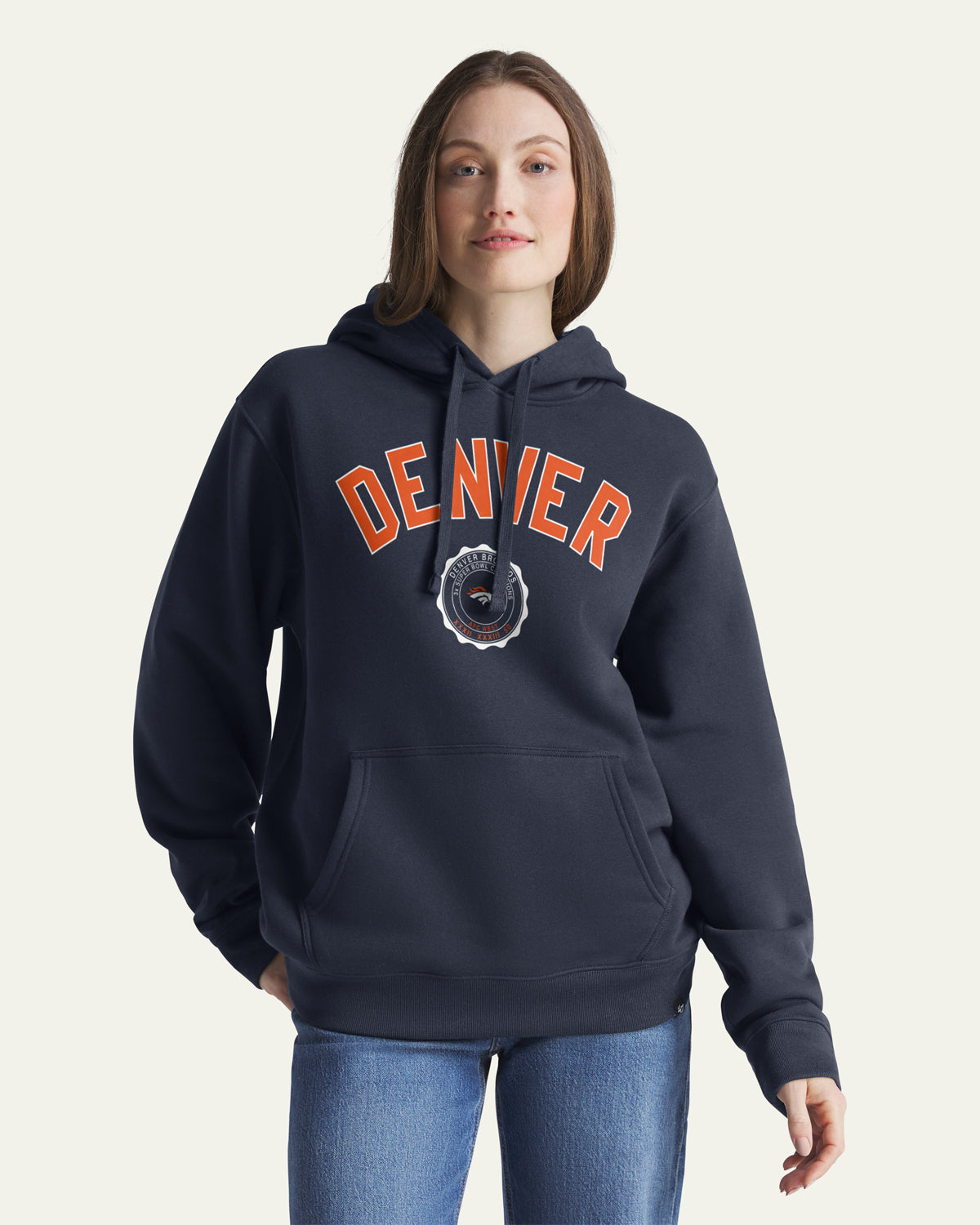 47-brand-broncos-crest-bend-everyday-hoodie-herren-navy-baumwolle image 3