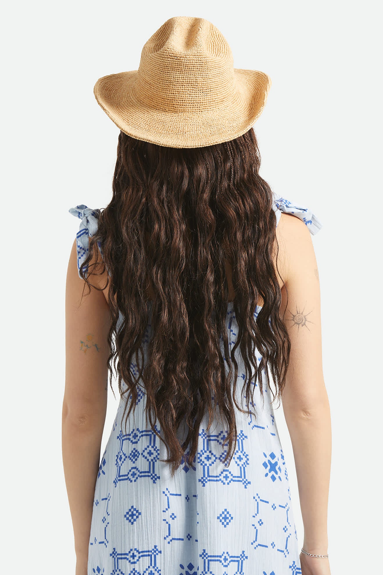 brixton-odessa-straw-cowboyhut-tan-packbar-raffia image 4