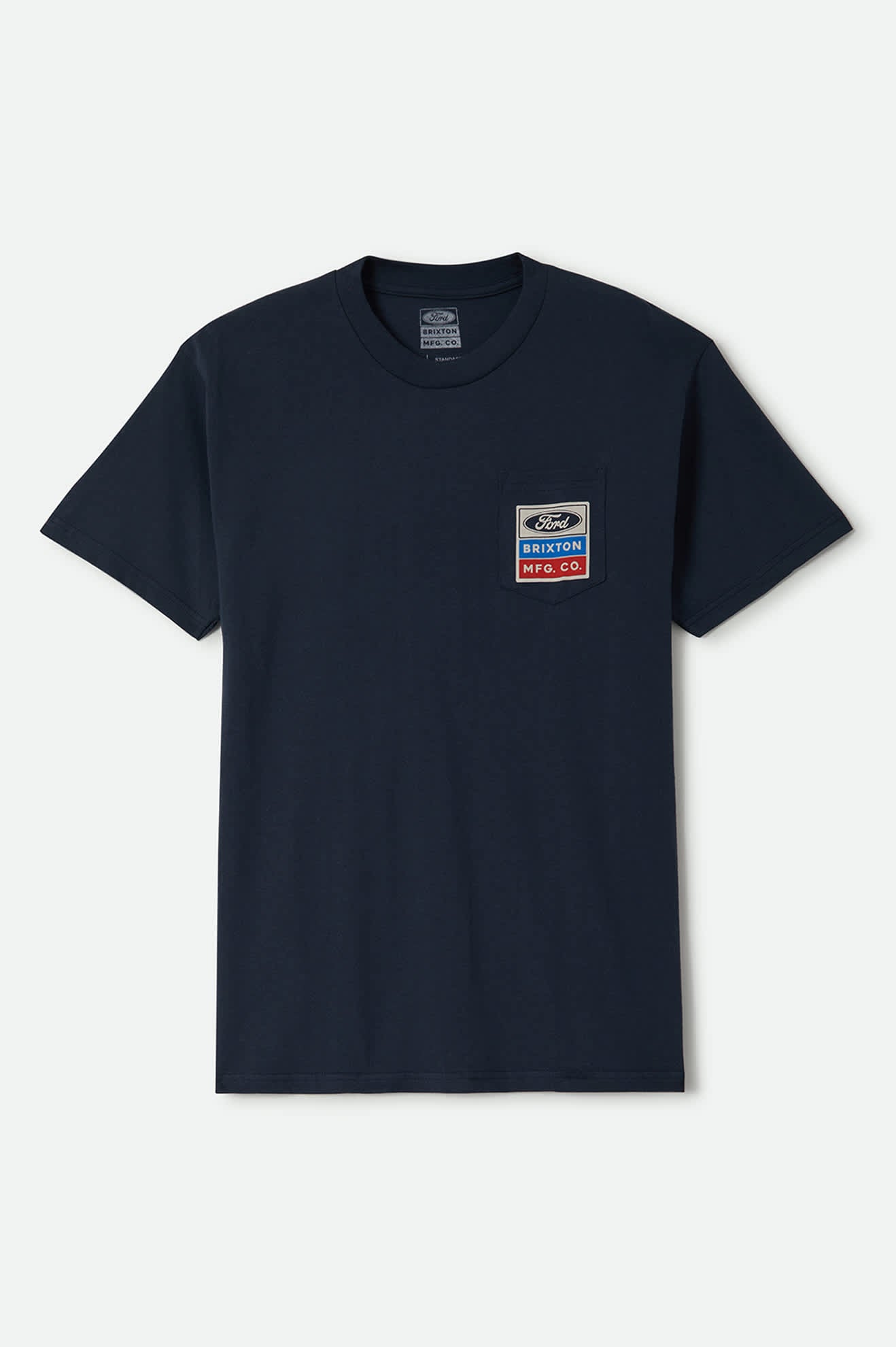 brixton-ford-service-dept-pocket-t-shirt-american-navy image 1