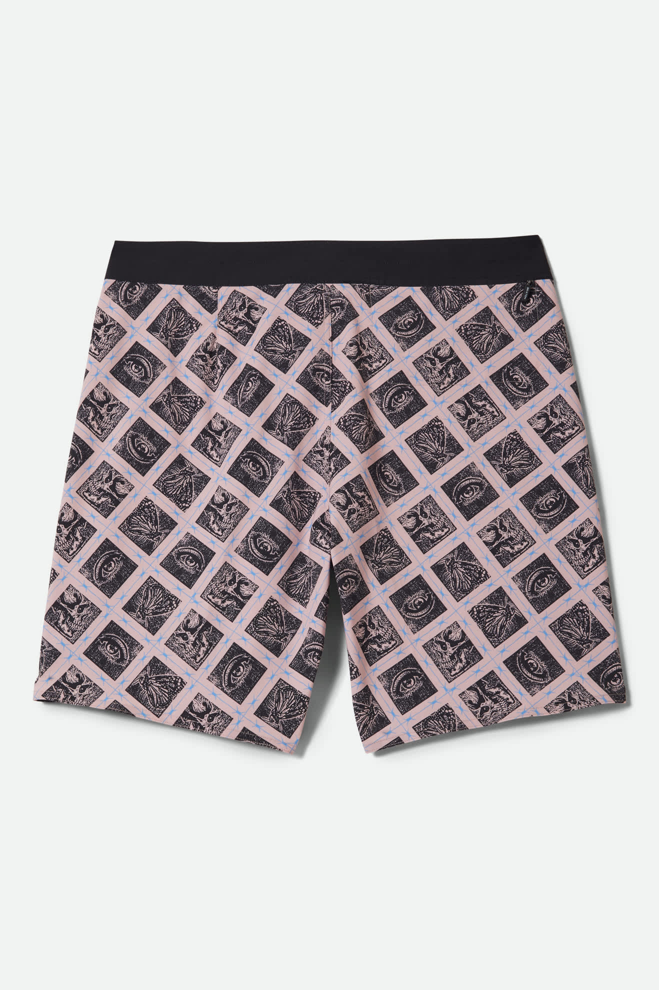 brixton-blitz-boardshort-19-silver-pink-black-herren image 7