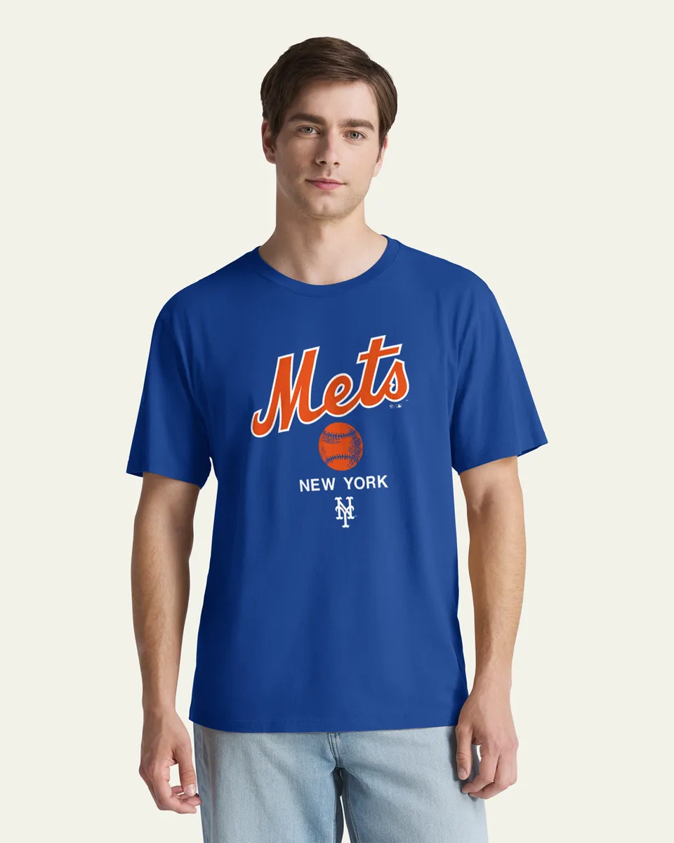 47-brand-everyday-new-york-mets-t-shirt-royal-herren image 1