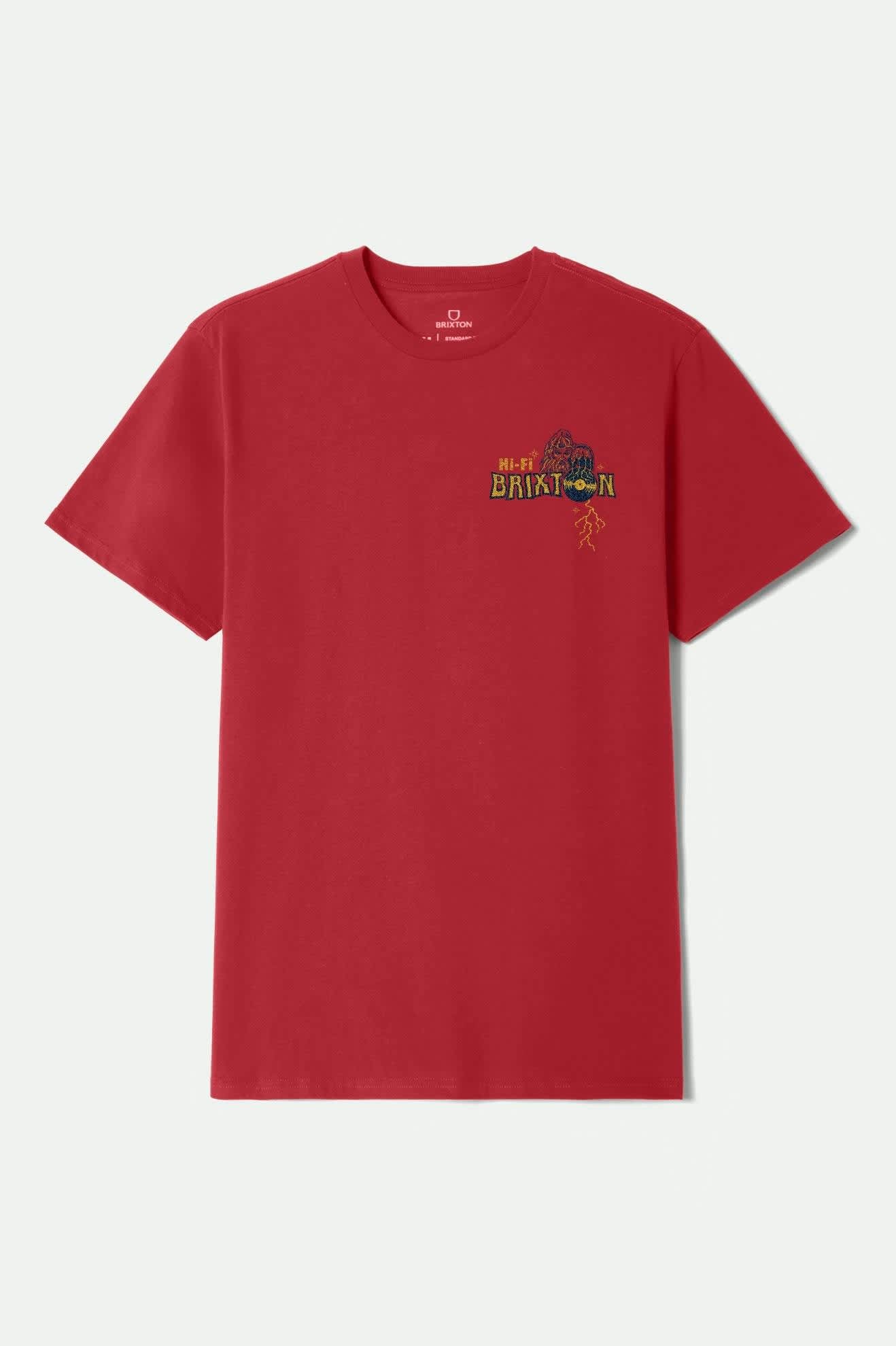 brixton-maddox-t-shirt-fuji-red-baumwolle image 2