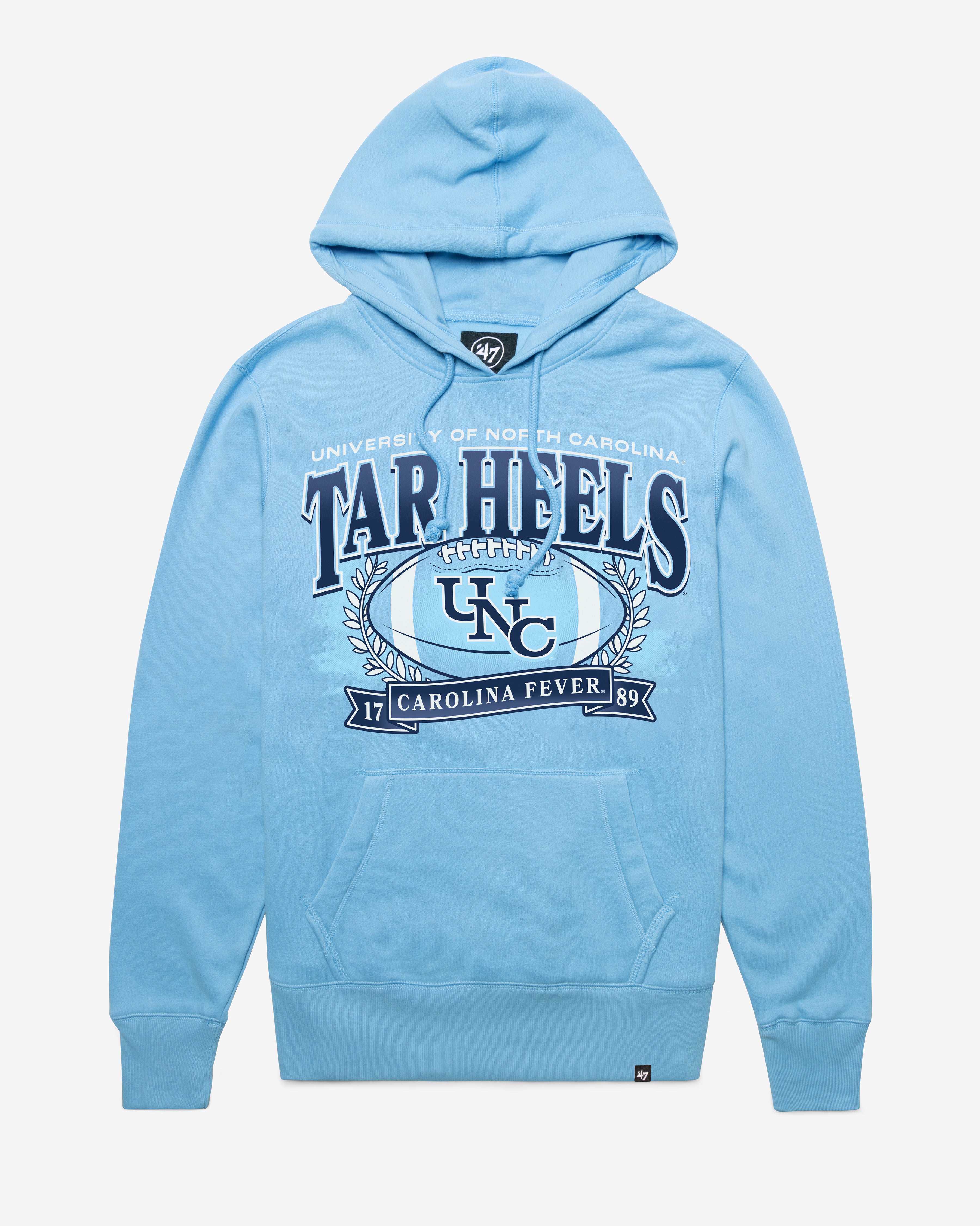 47-brand-47-headline-hood-north-carolina-hoodie-carolina-fleece image 1