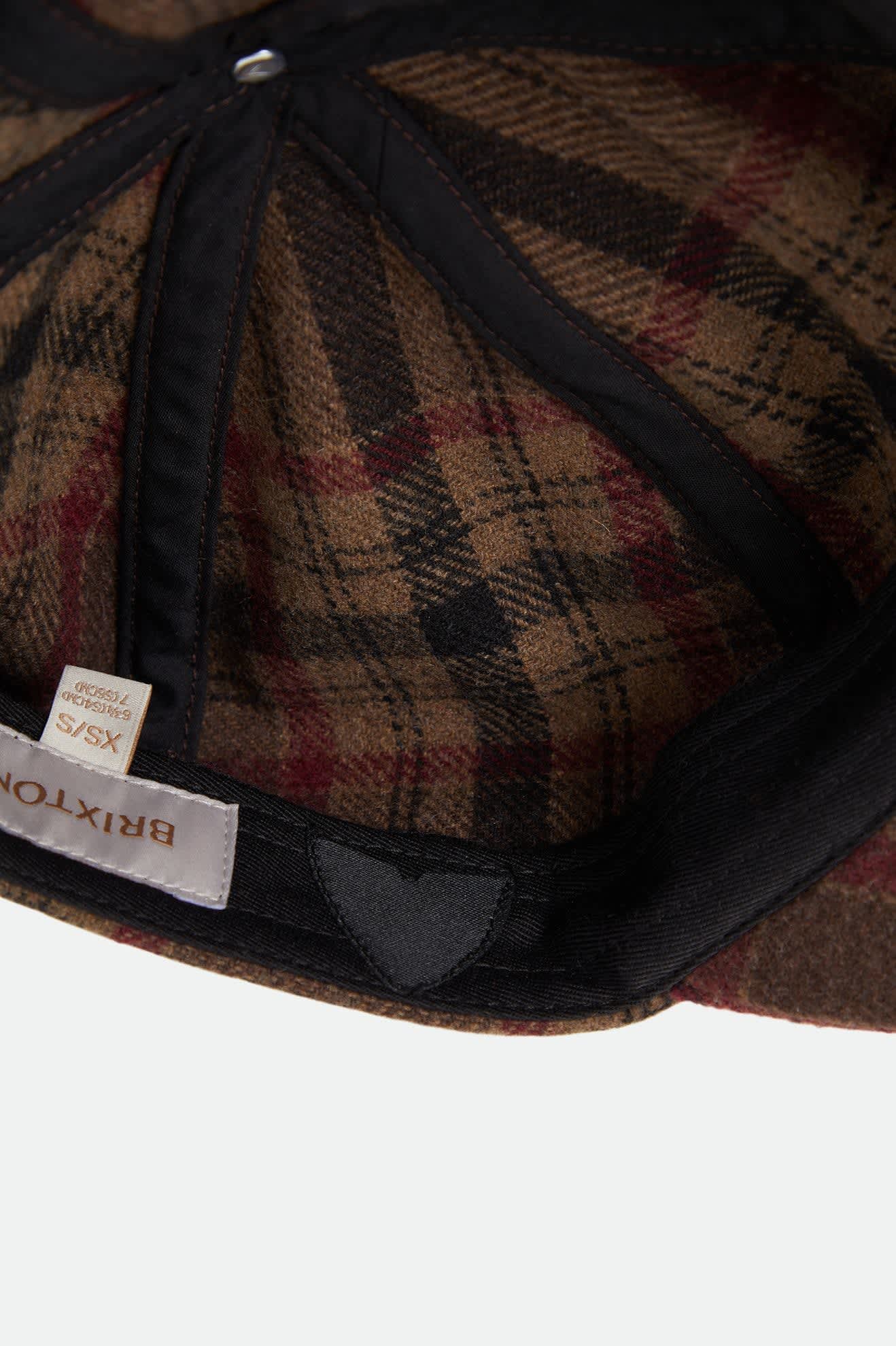 brixton-bailey-cap-sand-red-brown-baumwolle-m-l image 8