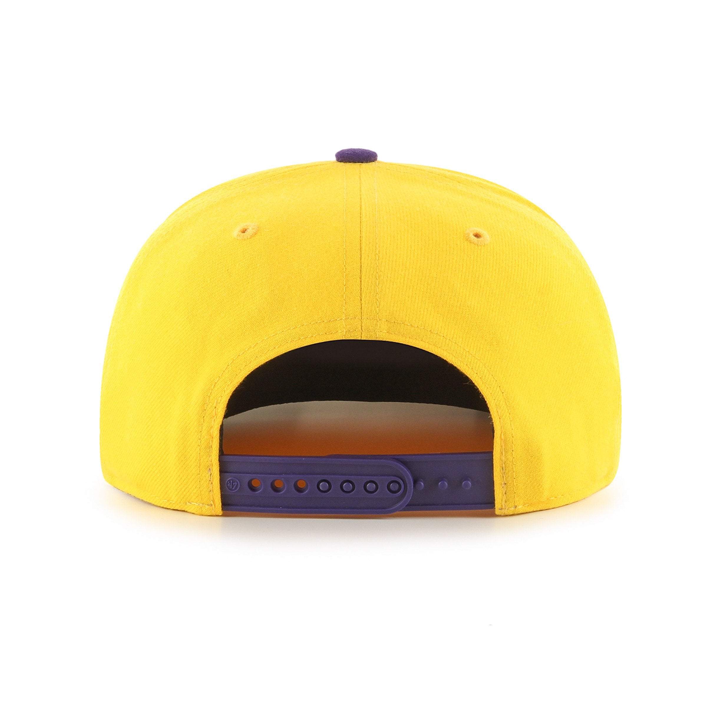 47-brand-captain-no-shot-cap-los-angeles-lakers-gelb-snapback image 2