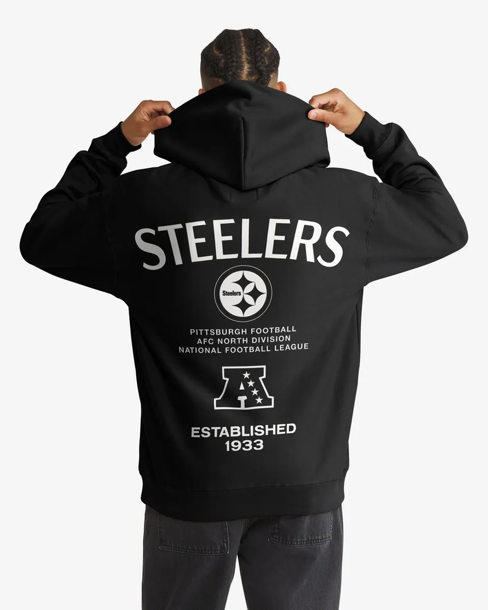 47-foundation-hood-pittsburgh-steelers-hoodie-schwarz-fleece image 1