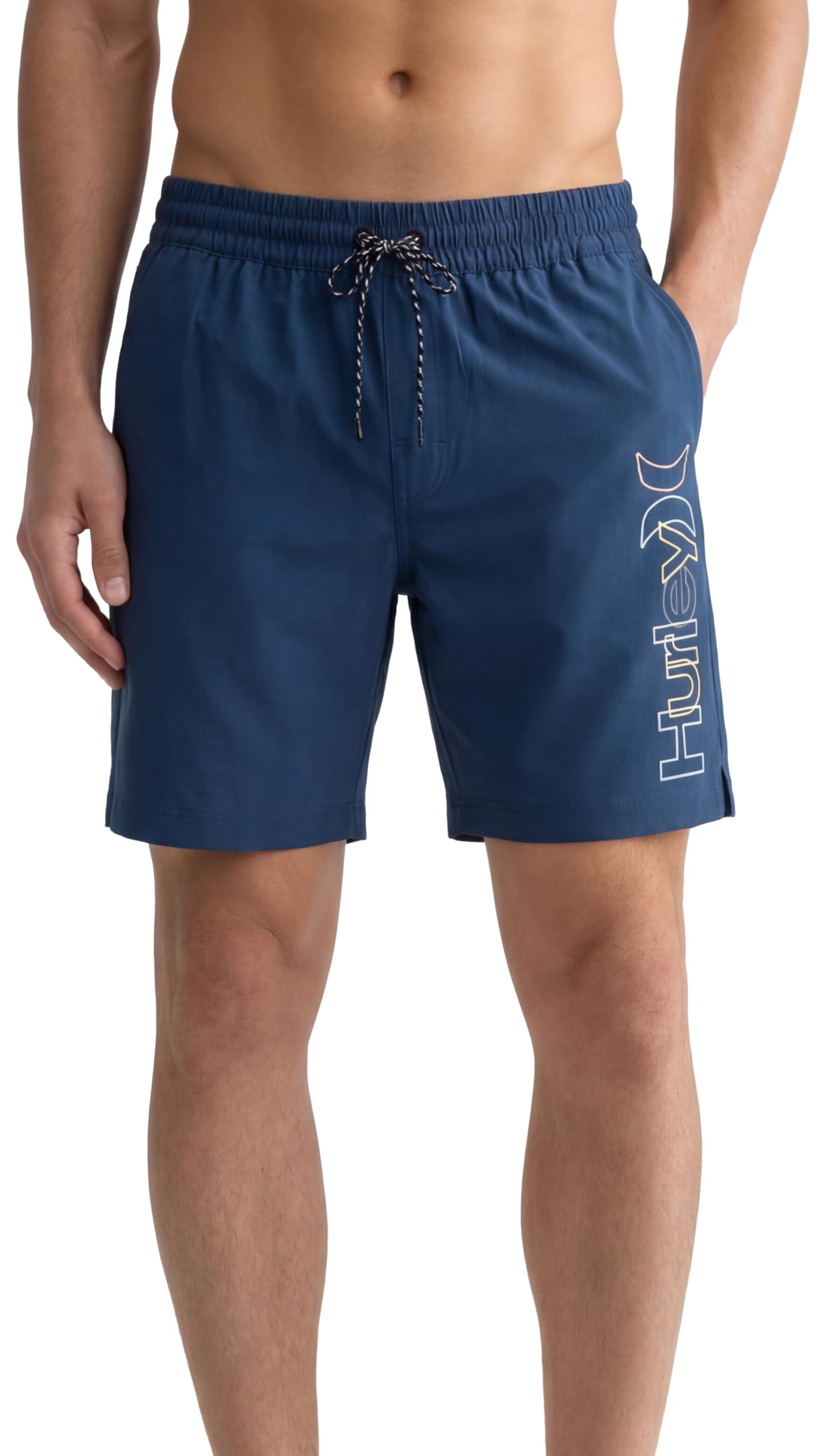 hurley-crossover-volley-boardshorts-herren-m-photo-blue-schnelltrocknend image 1