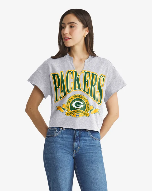 47-headline-packers-banners-out-t-shirt-quartz-grey-damen image 1