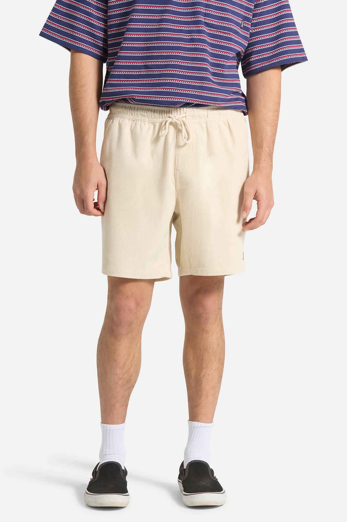 brixton-everyday-cord-shorts-whitecap-relaxed-fit image 2
