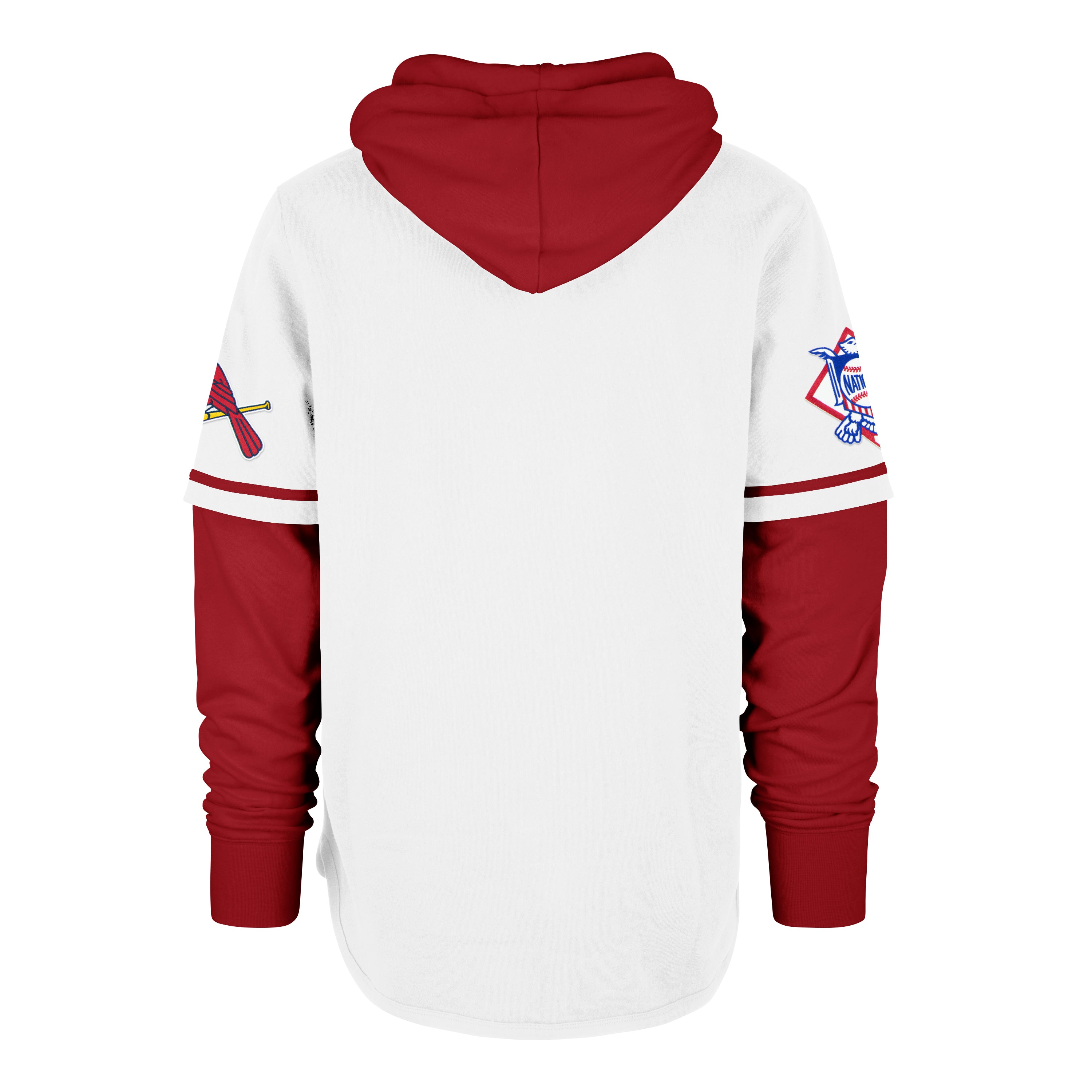 47-brand-shortstop-st-louis-cardinals-hoodie-white-wash image 2