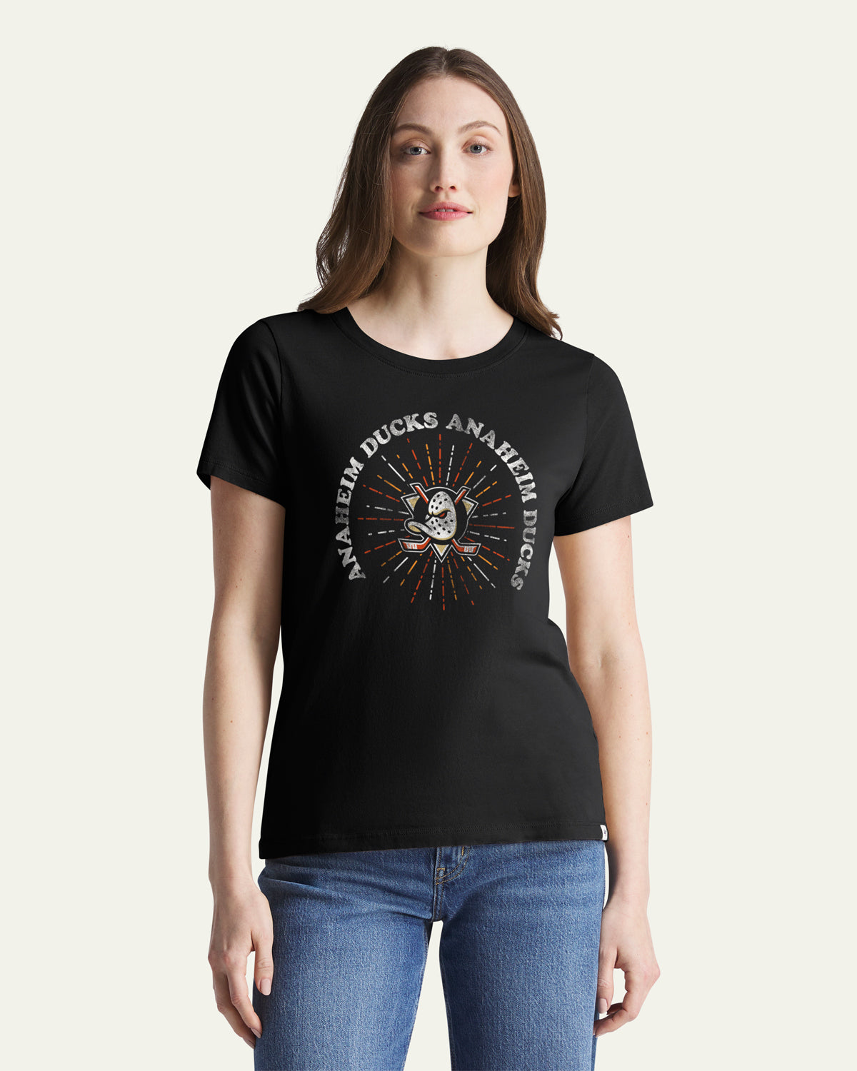 47-foundation-tee-anaheim-ducks-everyday-t-shirt-damen-schwarz image 1