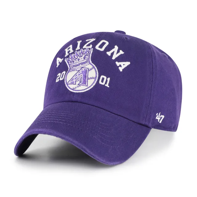 47-brand-clean-up-cap-arizona-diamondbacks-purple-strapback image 1