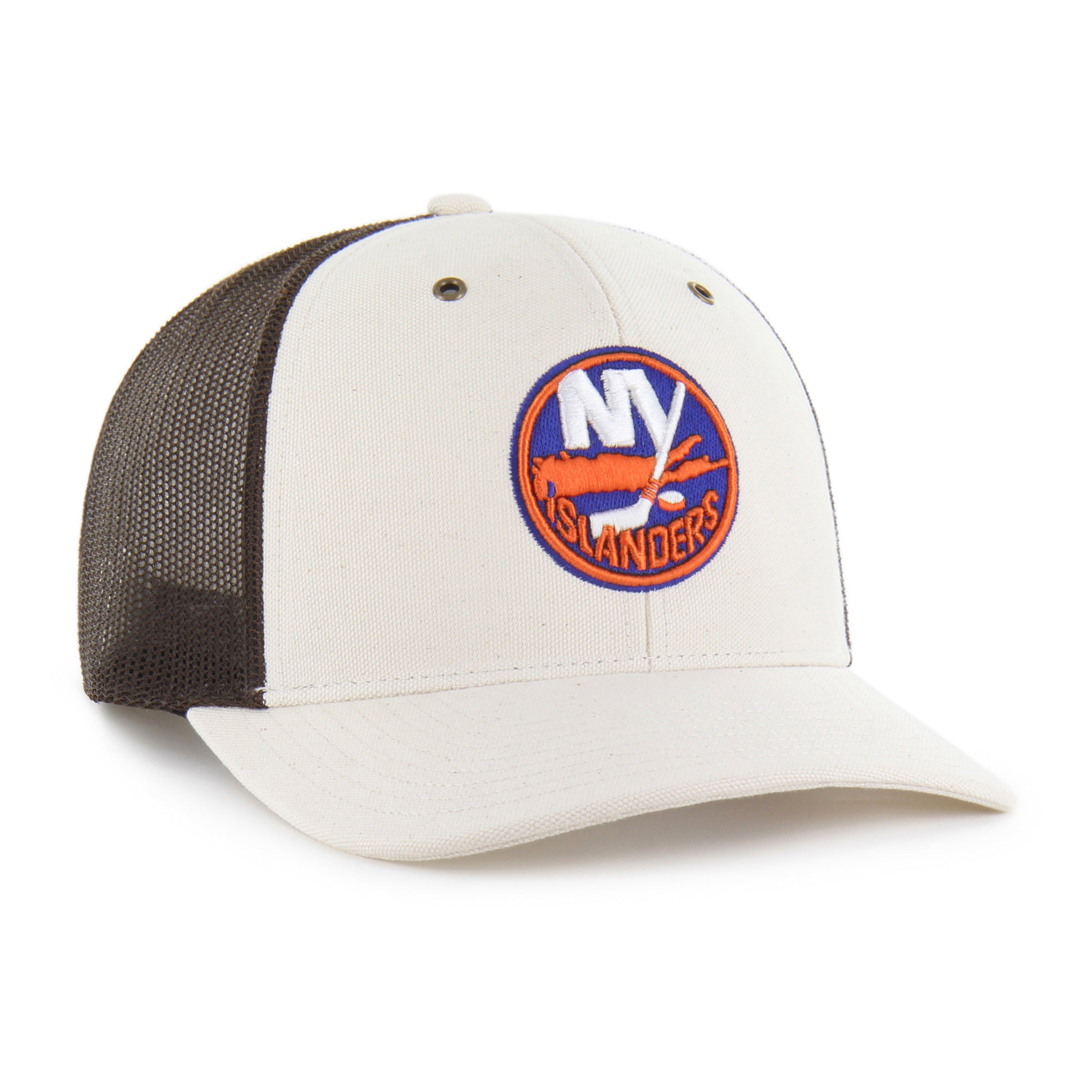 47-trucker-new-york-islanders-carhartt-undyed-cap-natural image 4