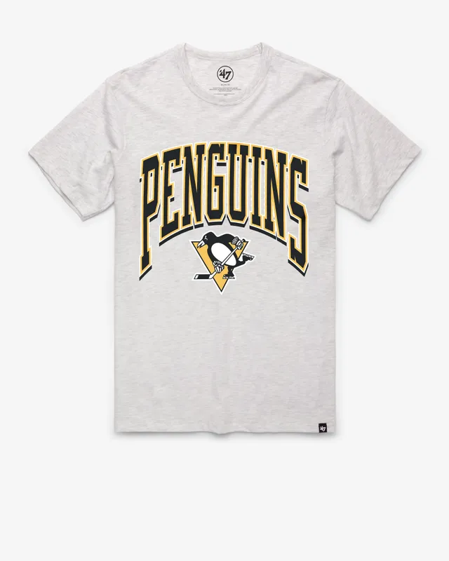 47-franklin-pittsburgh-penguins-t-shirt-relay-grey-vintage image 1