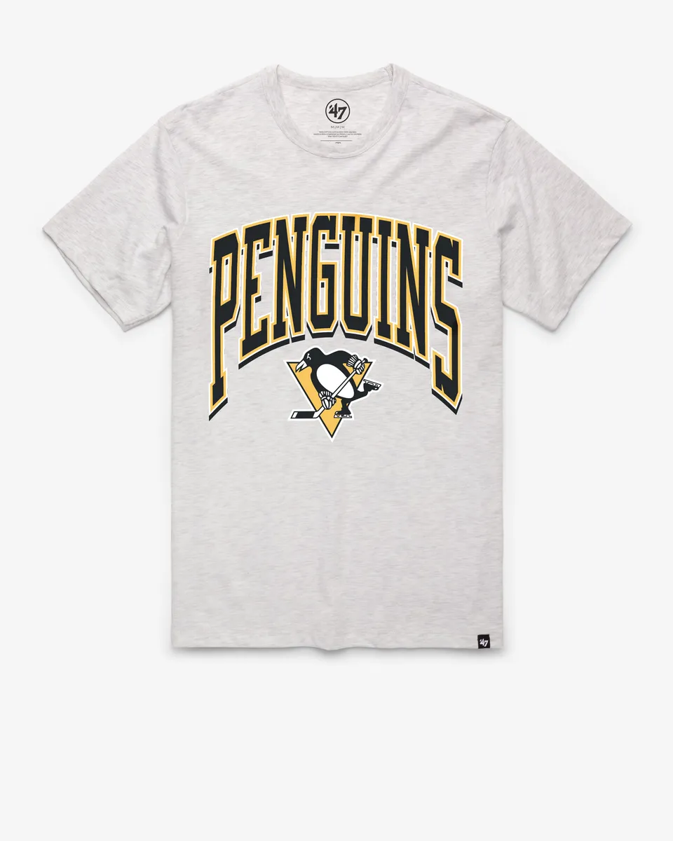 47-franklin-pittsburgh-penguins-t-shirt-relay-grey-vintage image 1