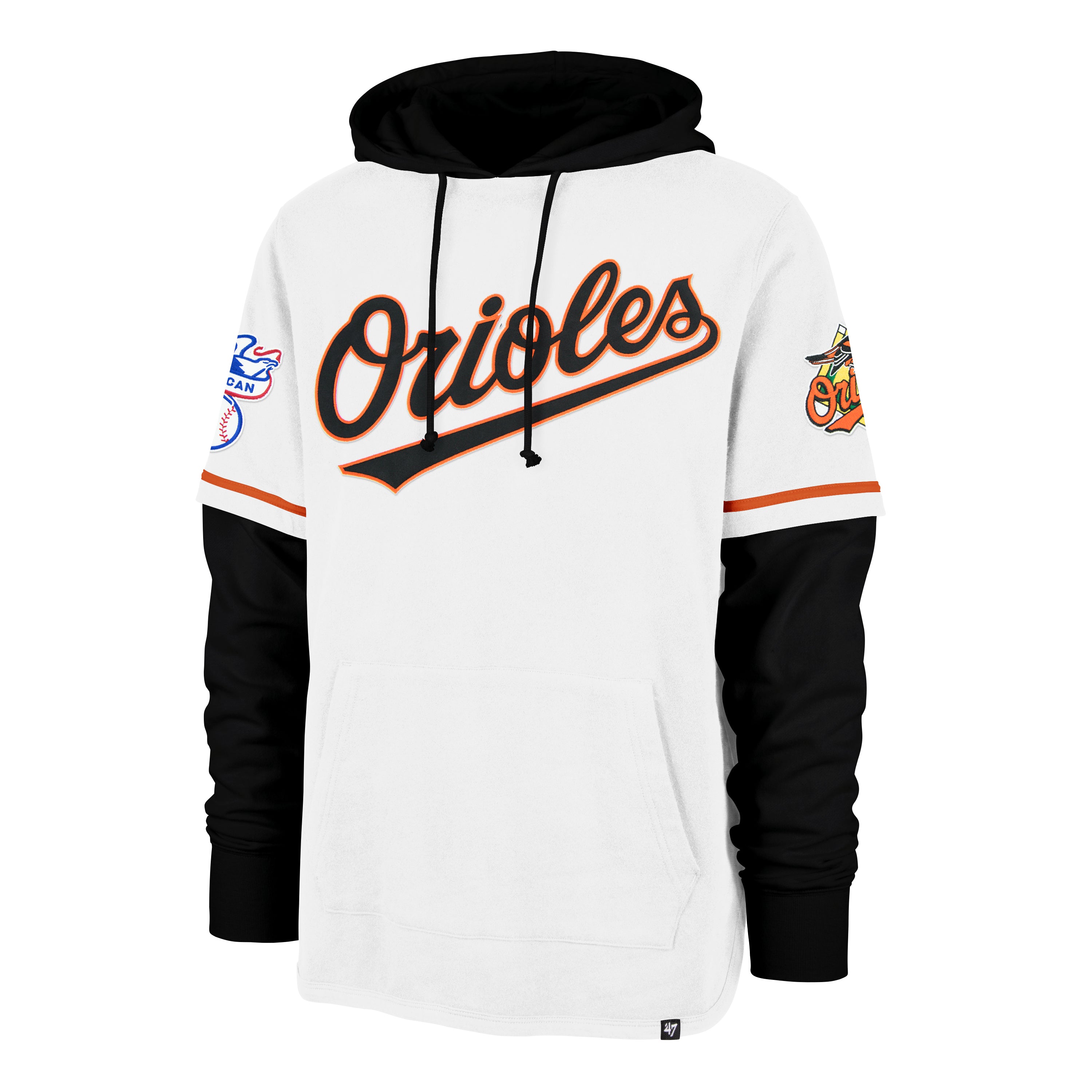 47-shortstop-baltimore-orioles-hoodie-pullover-white-wash image 1