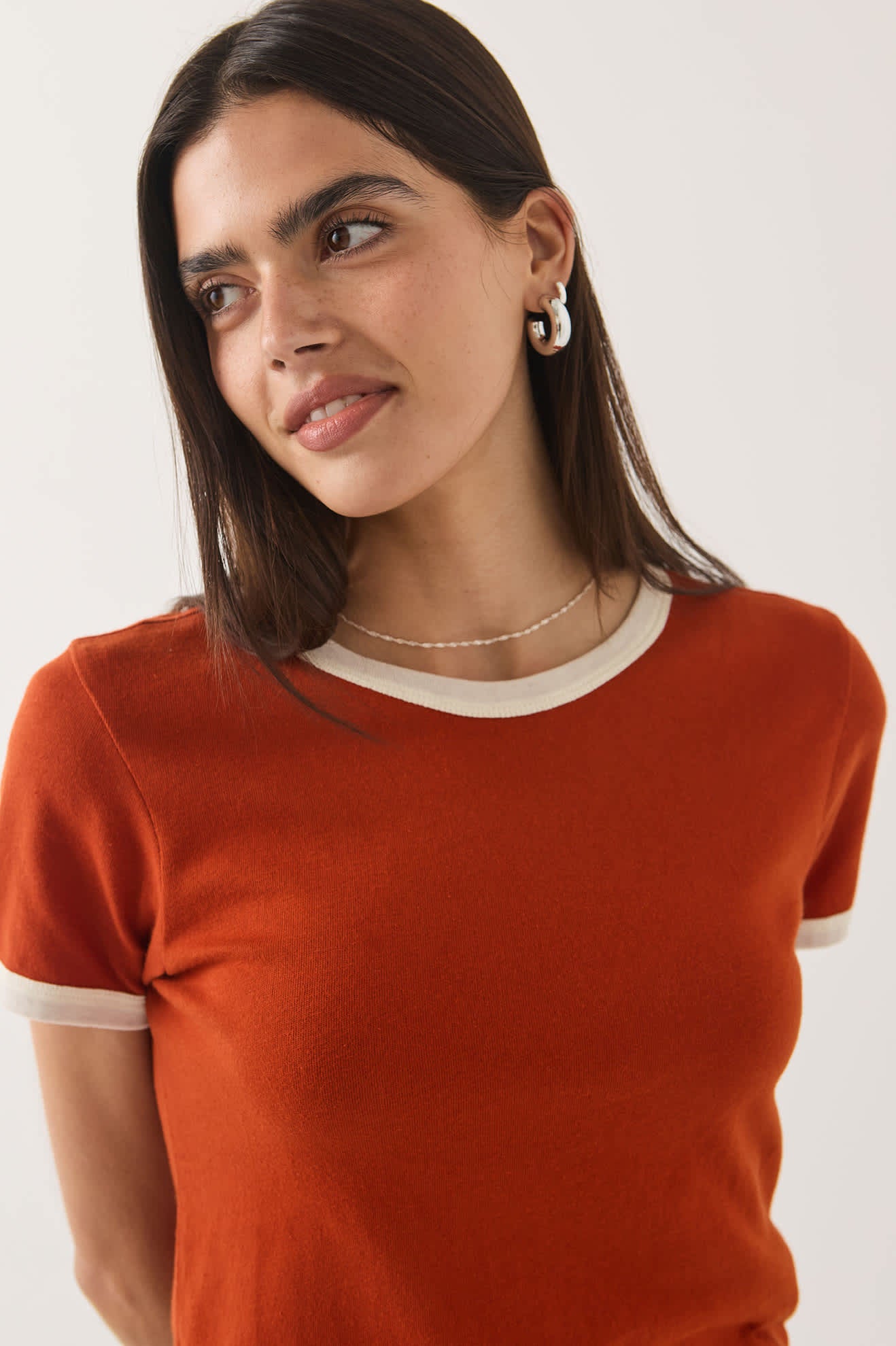 brixton-carefree-23061-ringer-t-shirt-rost-off-white-bio image 4
