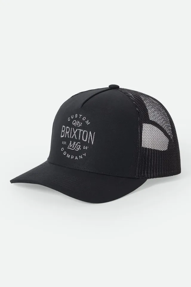 brixton-fremont-netplus-trucker-cap-black-black-mesh image 1