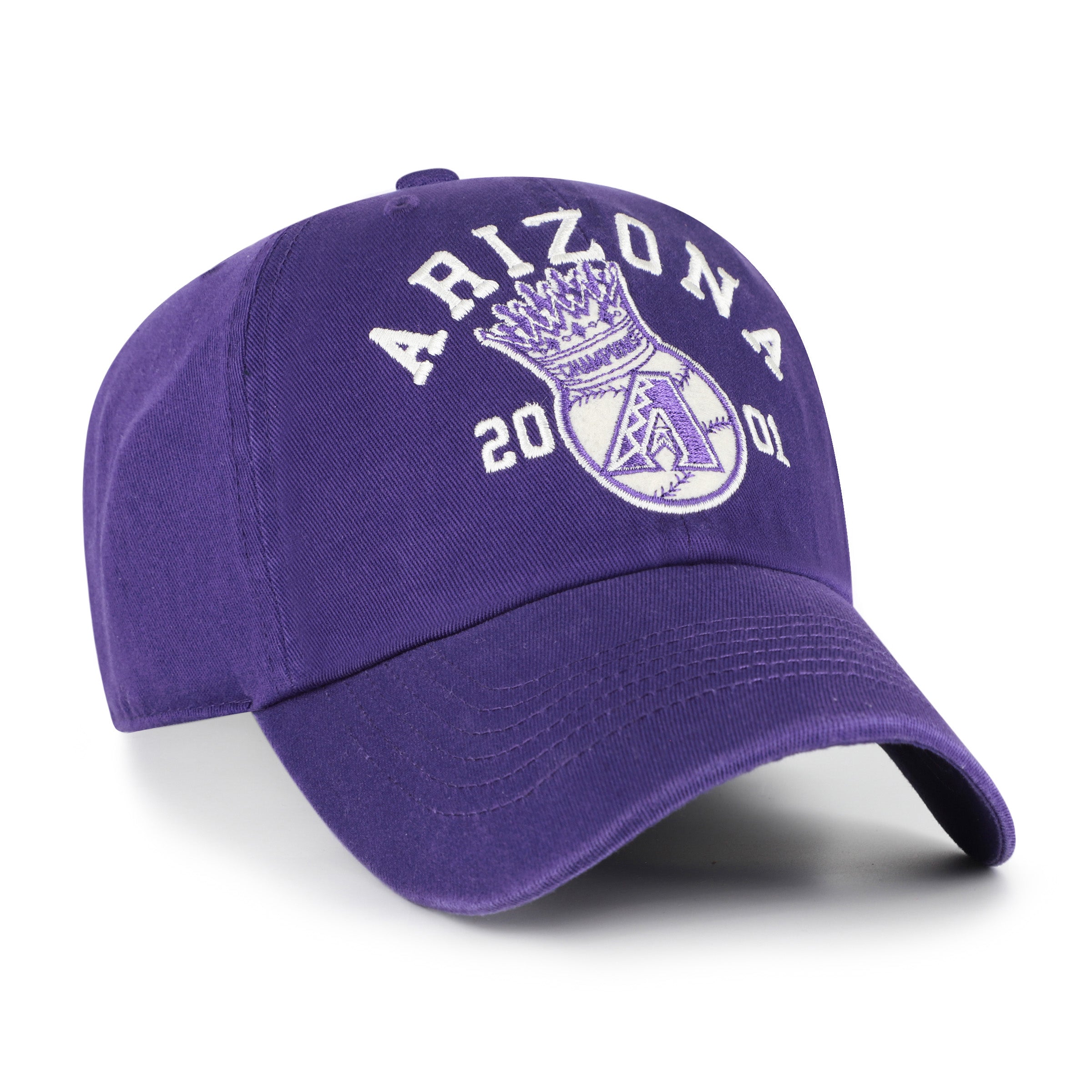 47-brand-clean-up-cap-arizona-diamondbacks-purple-strapback image 3