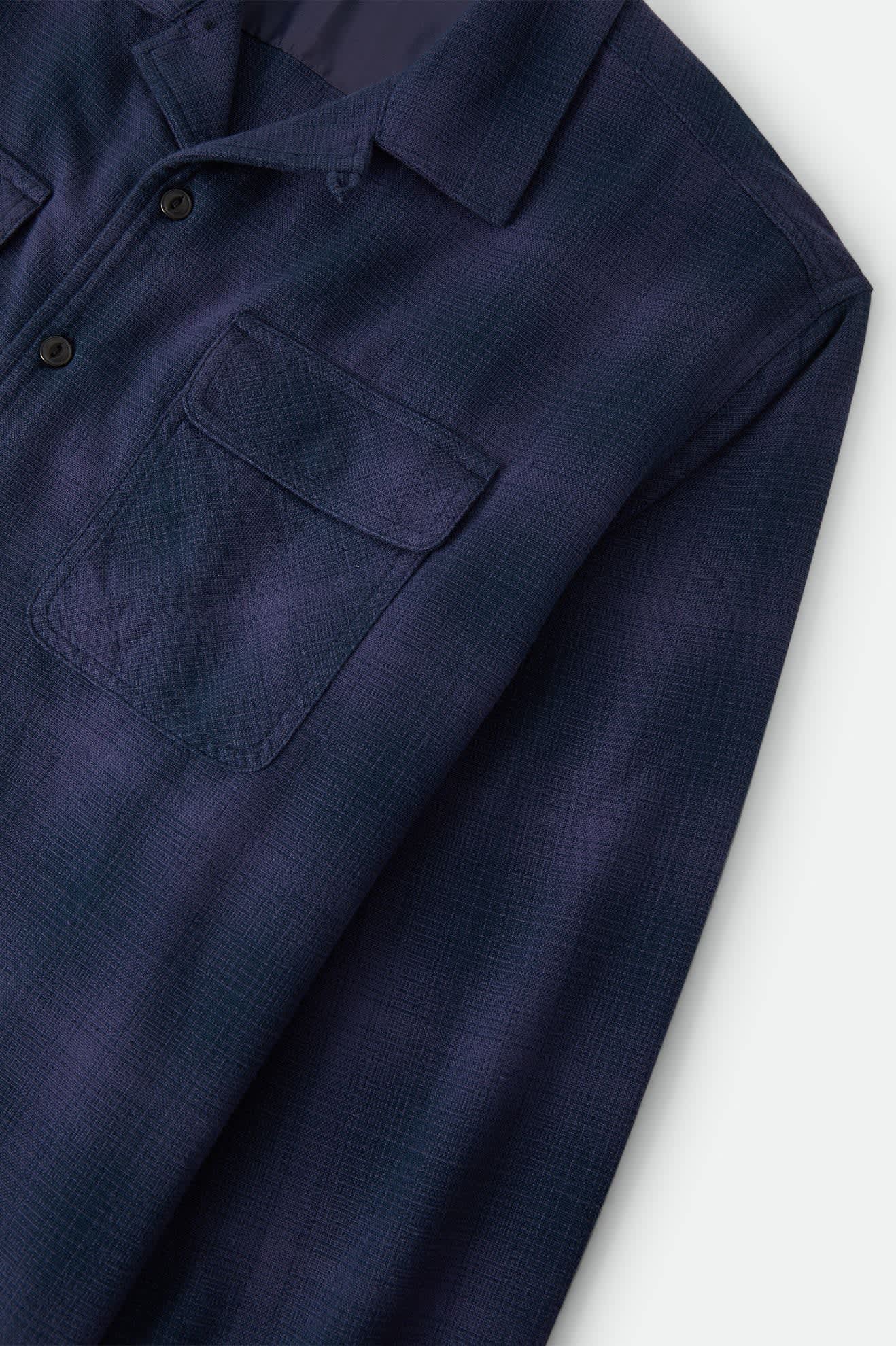 brixton-century-overshirt-hemdjacke-blue-navy-shadow-baumwolle image 2